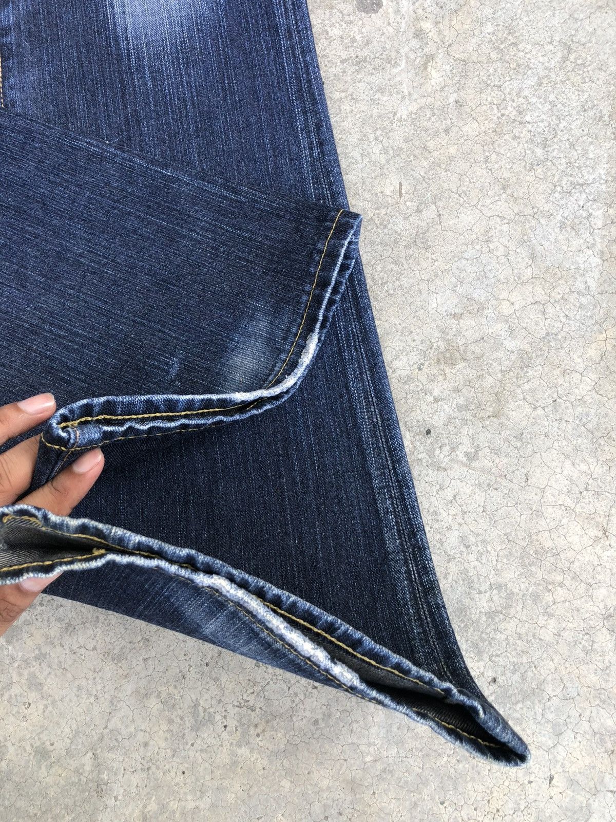 If Six Was Nine Japanese Edwin Exclusive Vintage Flared Jeans Distressed Size US 30 / EU 46 - 17 Thumbnail