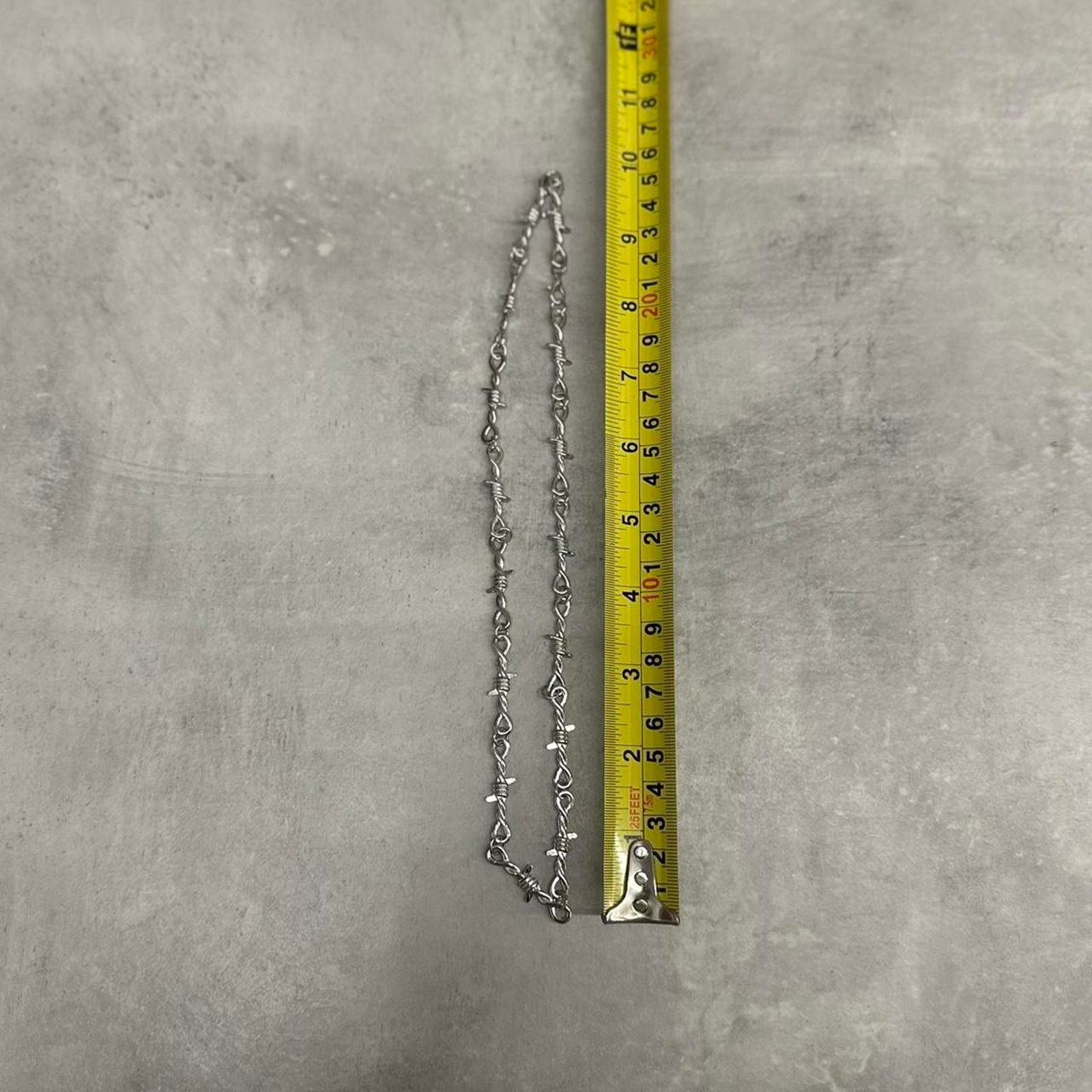 Other Y2k silver barbed wire choker Size ONE SIZE - 2 Thumbnail