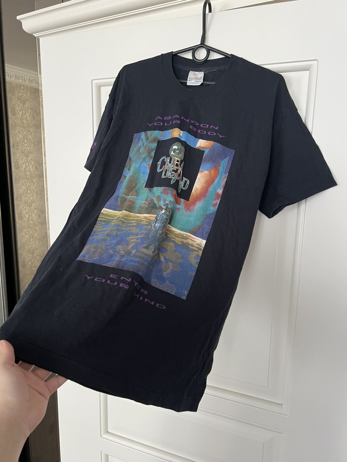 Vintage Vintage 1990s MTV Cuba Dead Tee Rave Screen Stars Size US L / EU 52-54 / 3 - 9 Thumbnail