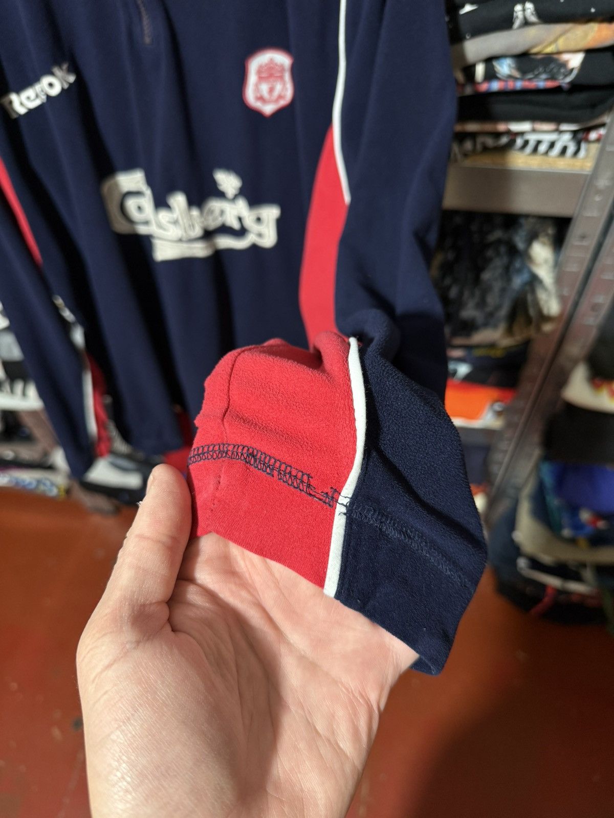 Reebok LIVERPOOL SOCCER TRAINING 1/4 ZIP SWEATSHIRT FLEECE REEBOK Size US XXL / EU 58 / 5 - 12 Thumbnail