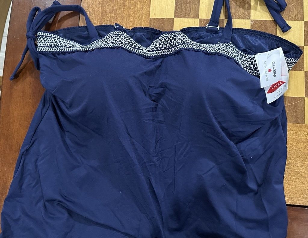 Lands' End 2pcs Draper James x Lands End Plus Sz 26 Tankini Swimsuit To Size 4XL / US 24-26 - 7 Thumbnail