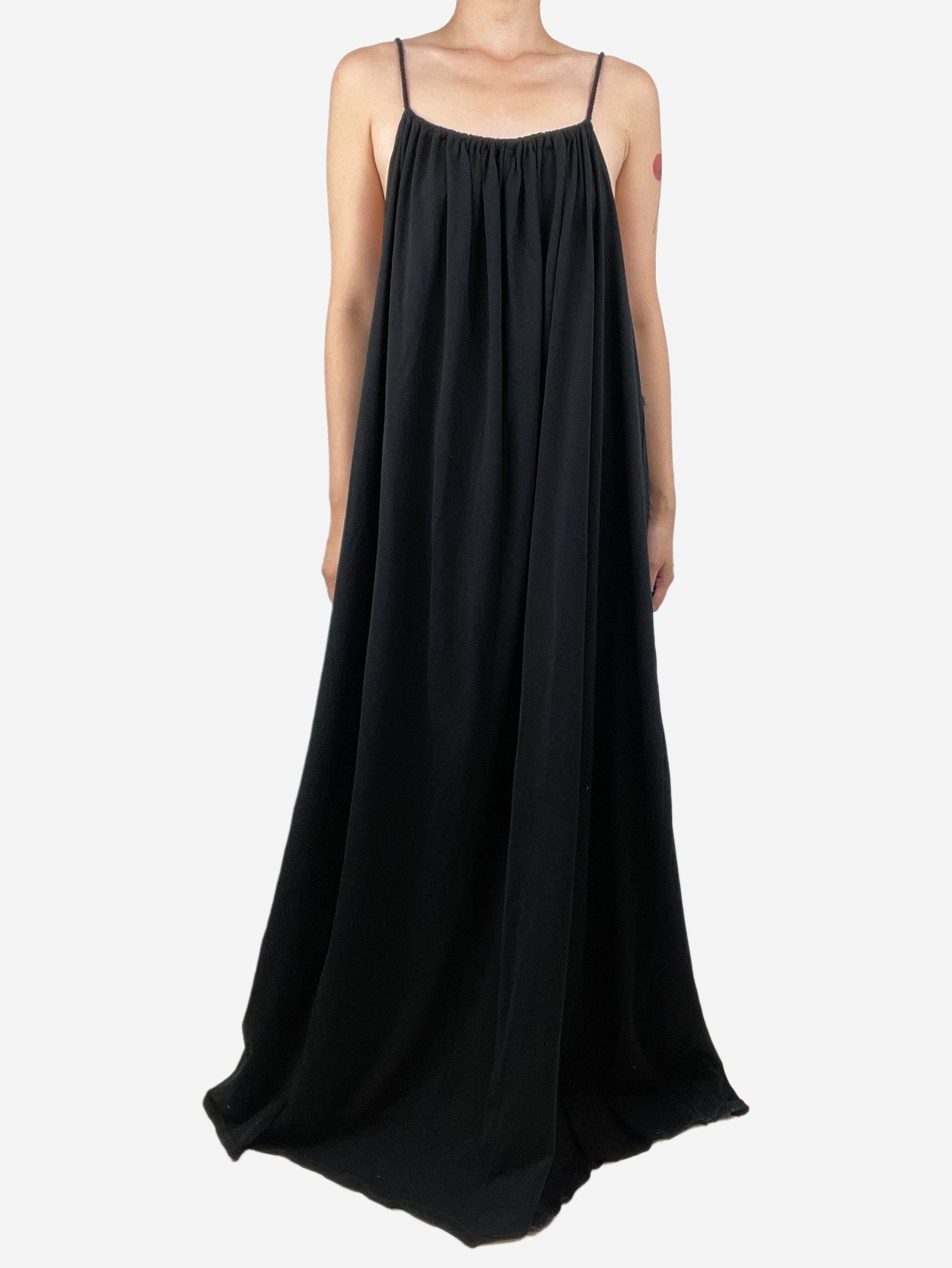 The Row Black cotton maxi dress - L Size L / US 10 / IT 46 - 1 Thumbnail