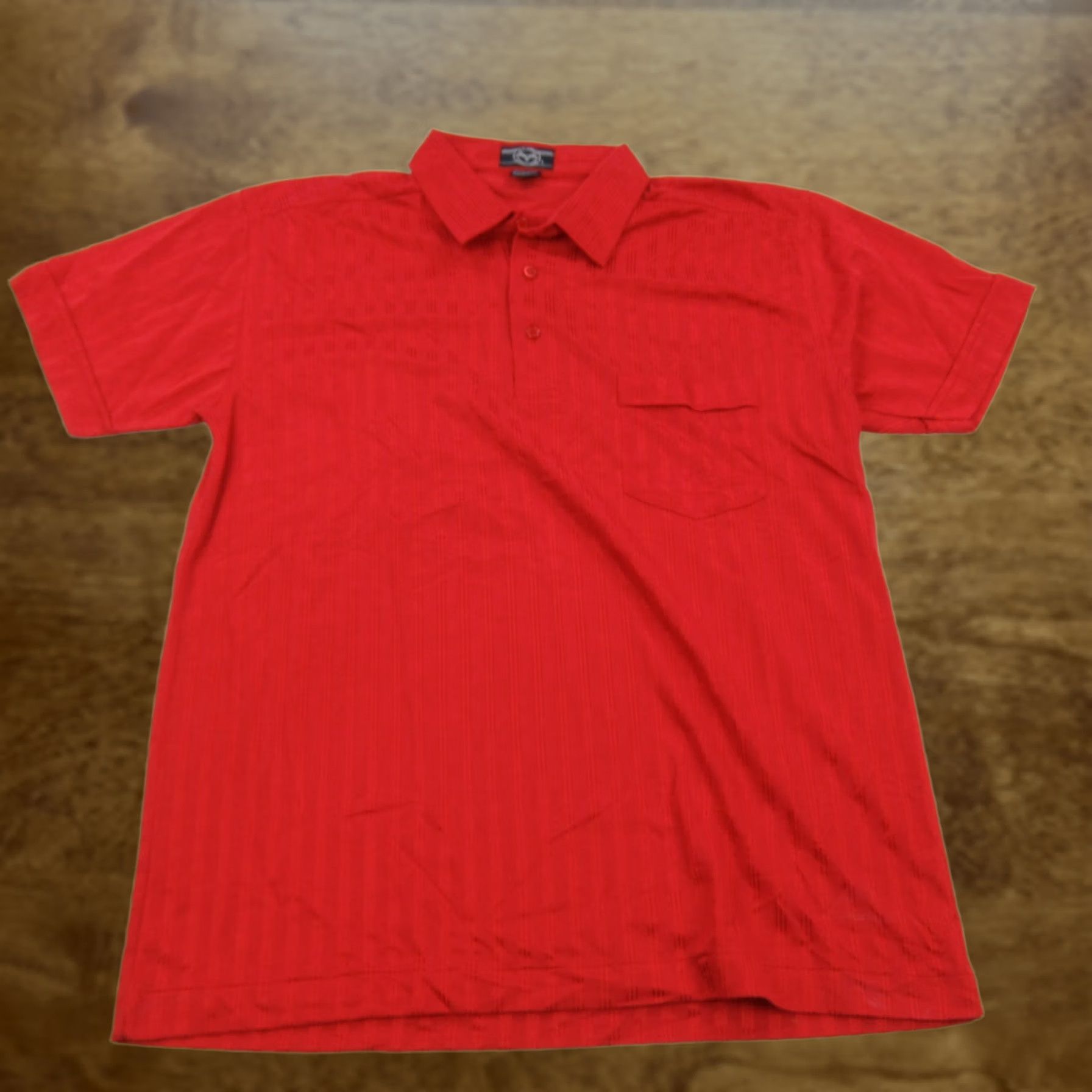 Vintage Vintage US Lines Sportswear Shirt Mens Large Red Stripes Golf Short Sleeve Size US L / EU 52-54 / 3 - 1 Thumbnail