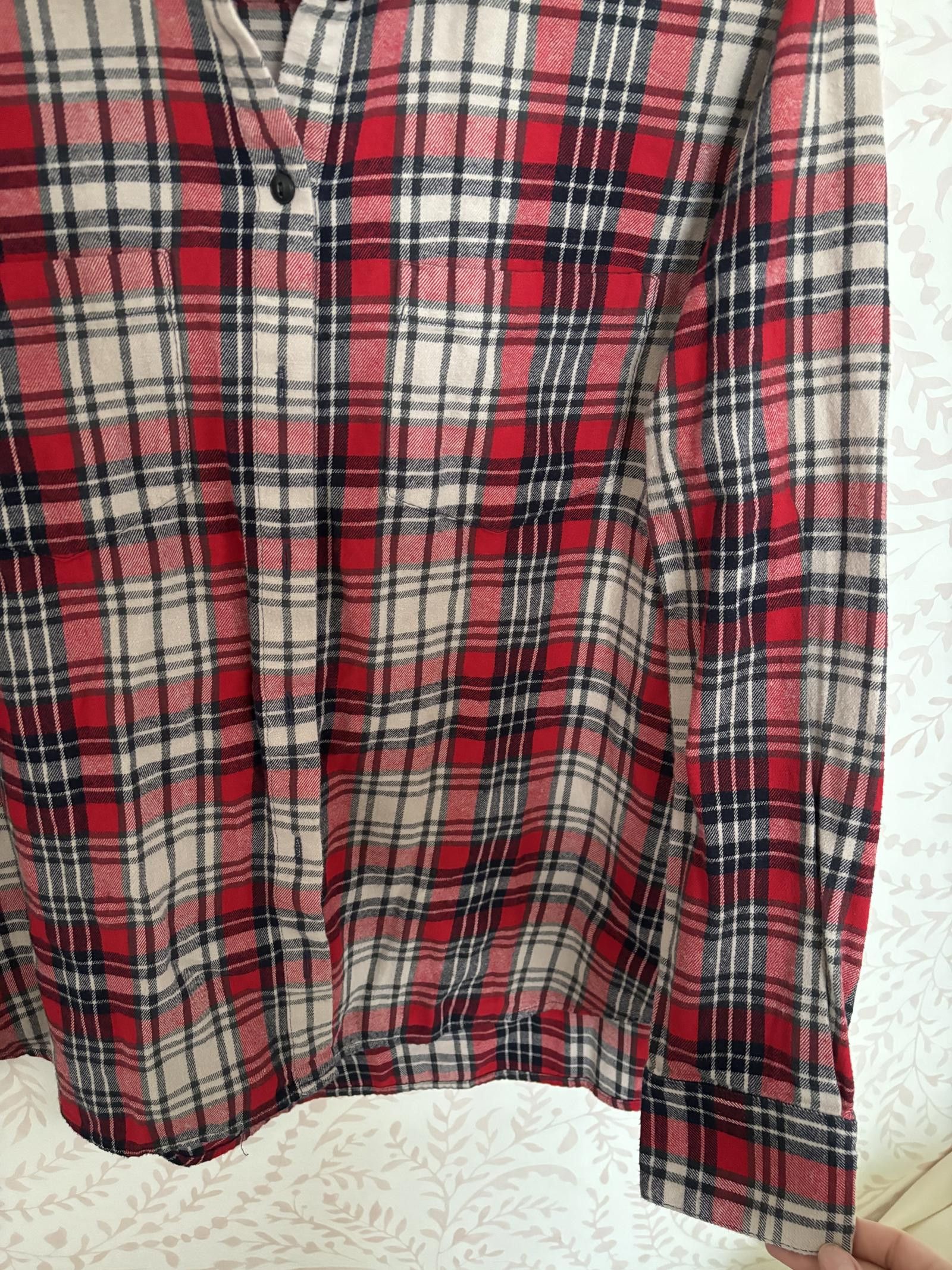 Madewell EUC Madewell Oversized Plaid Flannel Shirt 100% cotton - M Size M / US 6-8 / IT 42-44 - 5 Thumbnail