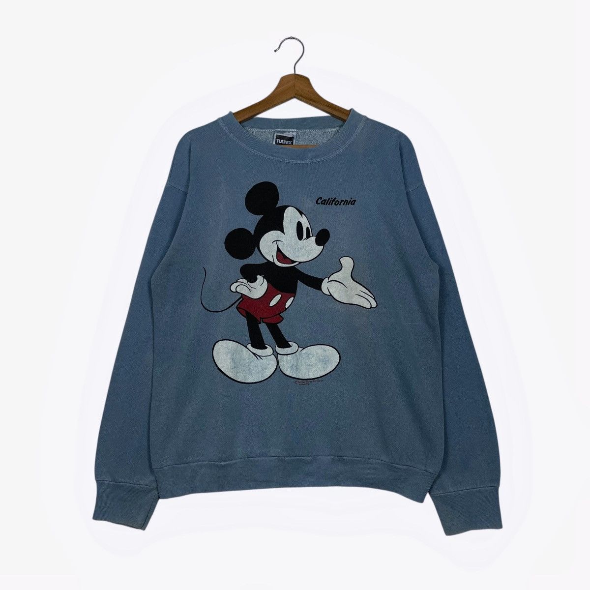 Tultex Vintage 90s Mickey Mouse Sweatshirt Size US L / EU 52-54 / 3 - 1 Thumbnail