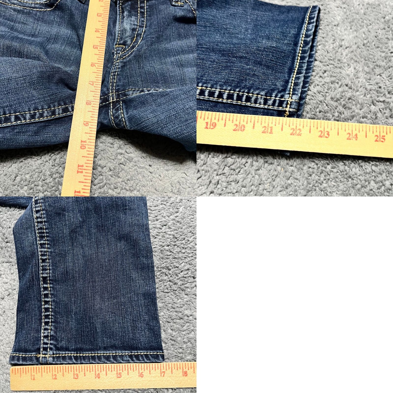 Silver Jeans Co. Silver Jeans Co. Capri Pants Womens 30 Aiko Denim Thick Stitch Blue 32x22 Regular Tapered? Size 30" / US 8 / IT 44 - 8 Thumbnail