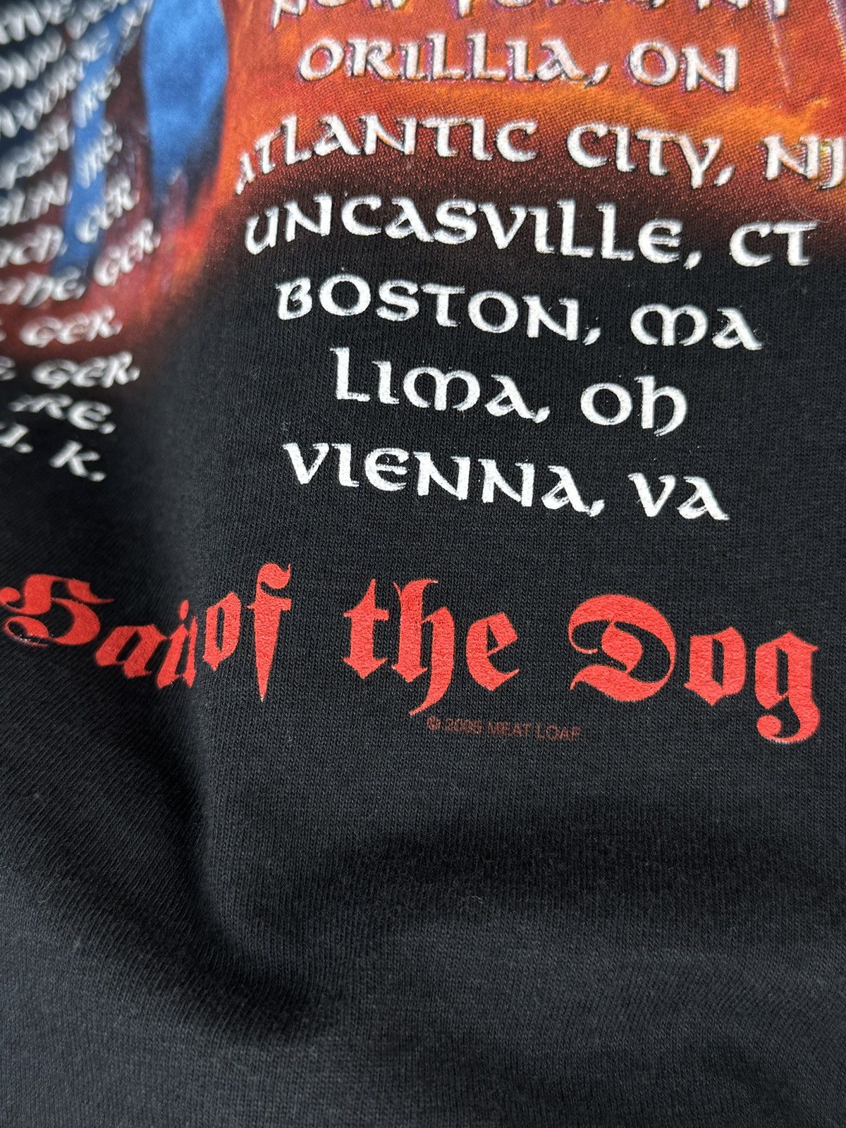 Vintage Mens Vintage Meat Loaf T-shirt 2005 tee rock band Size US XL / EU 56 / 4 - 14 Thumbnail
