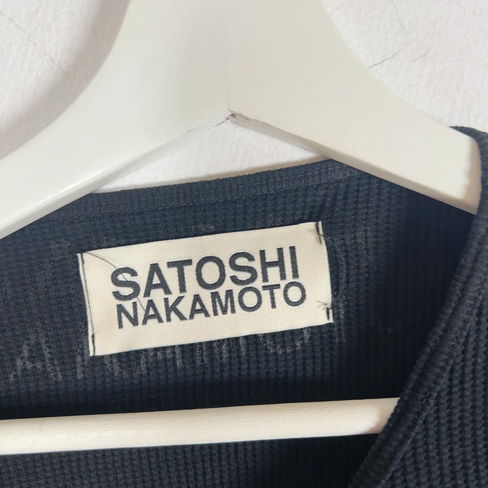 Satoshi Nakamoto Satoshi Nakamoto Spell Out Logo Black Thermal Longsleeve Size US M / EU 48-50 / 2 - 3 Thumbnail