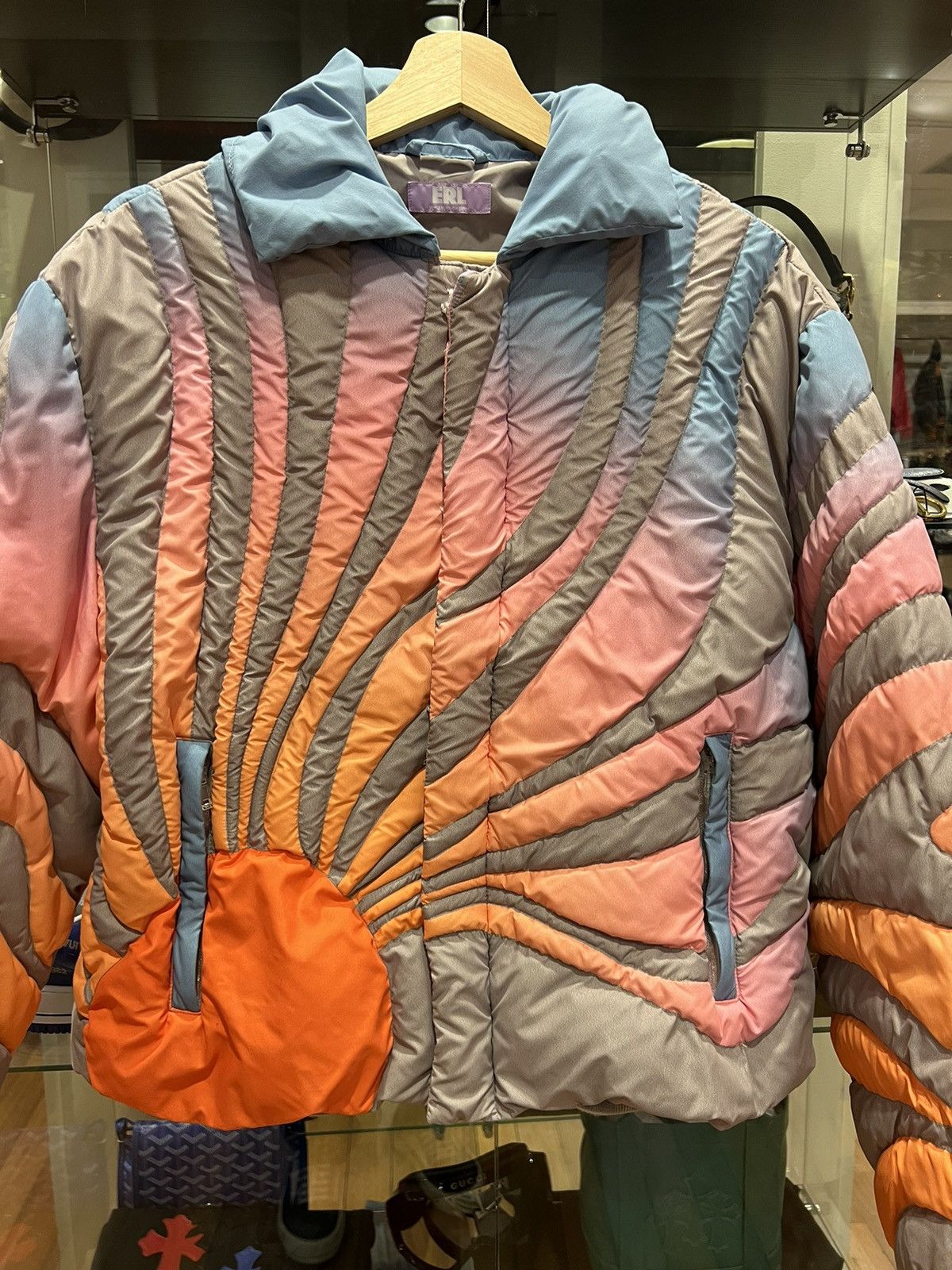 ERL ERL Sunrise Bomber Puffer Jacket Size US M / EU 48-50 / 2 - 2 Thumbnail