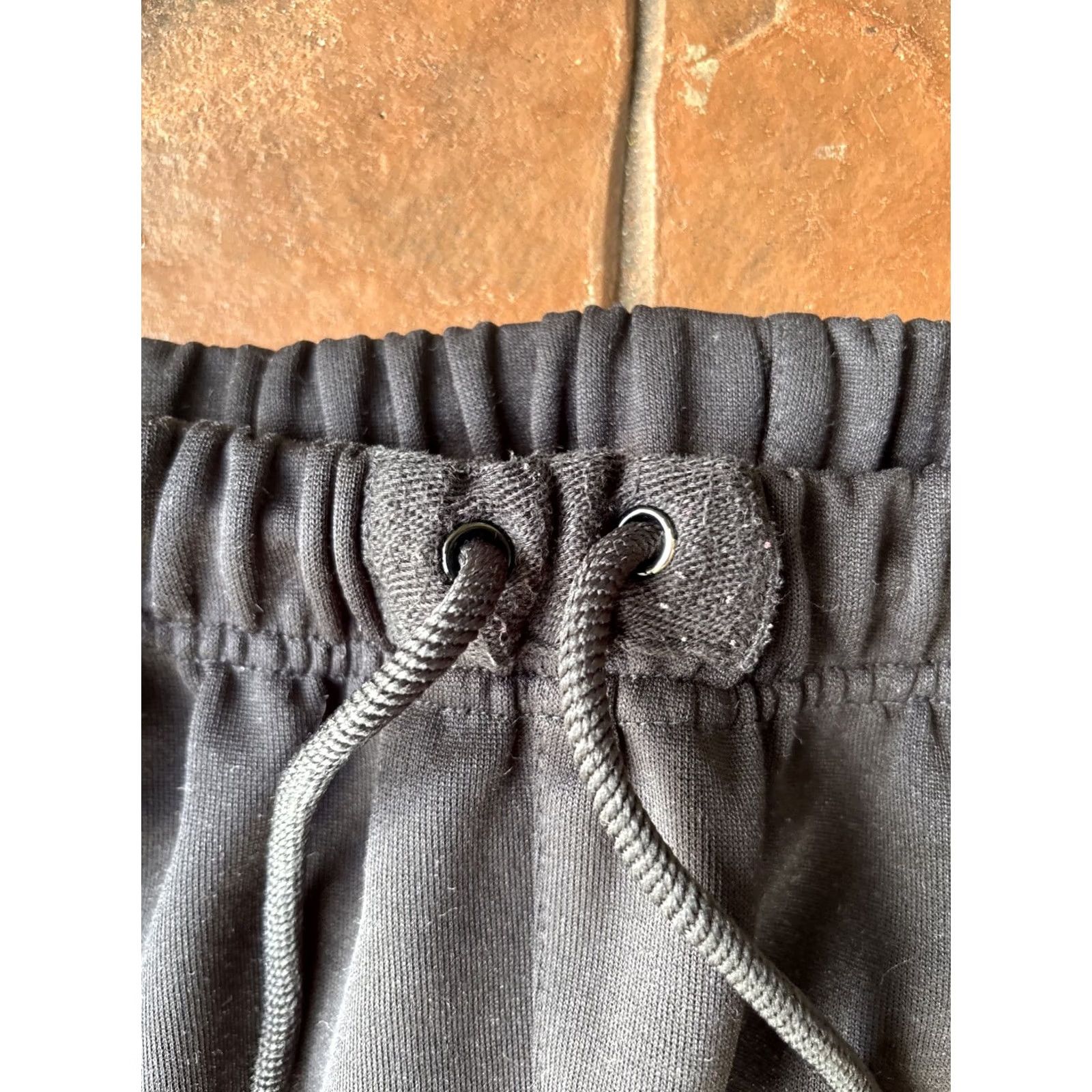 Nike VINTAGE Nike Sweatpants Track Pants XL Black Baggy Wide-Leg Men's Nike XL Black Sweatpants Basketball Gym Running Jogging Size US 36 / EU 52 - 4 Thumbnail