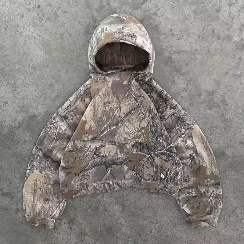 Japanese Brand Camo Oversized Zipper Hoodie Size US XL / EU 56 / 4 - 4 Thumbnail