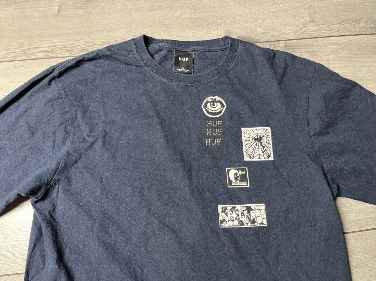 Huf Huf long sleeve relax man relax size Large Size US L / EU 52-54 / 3 - 3 Thumbnail