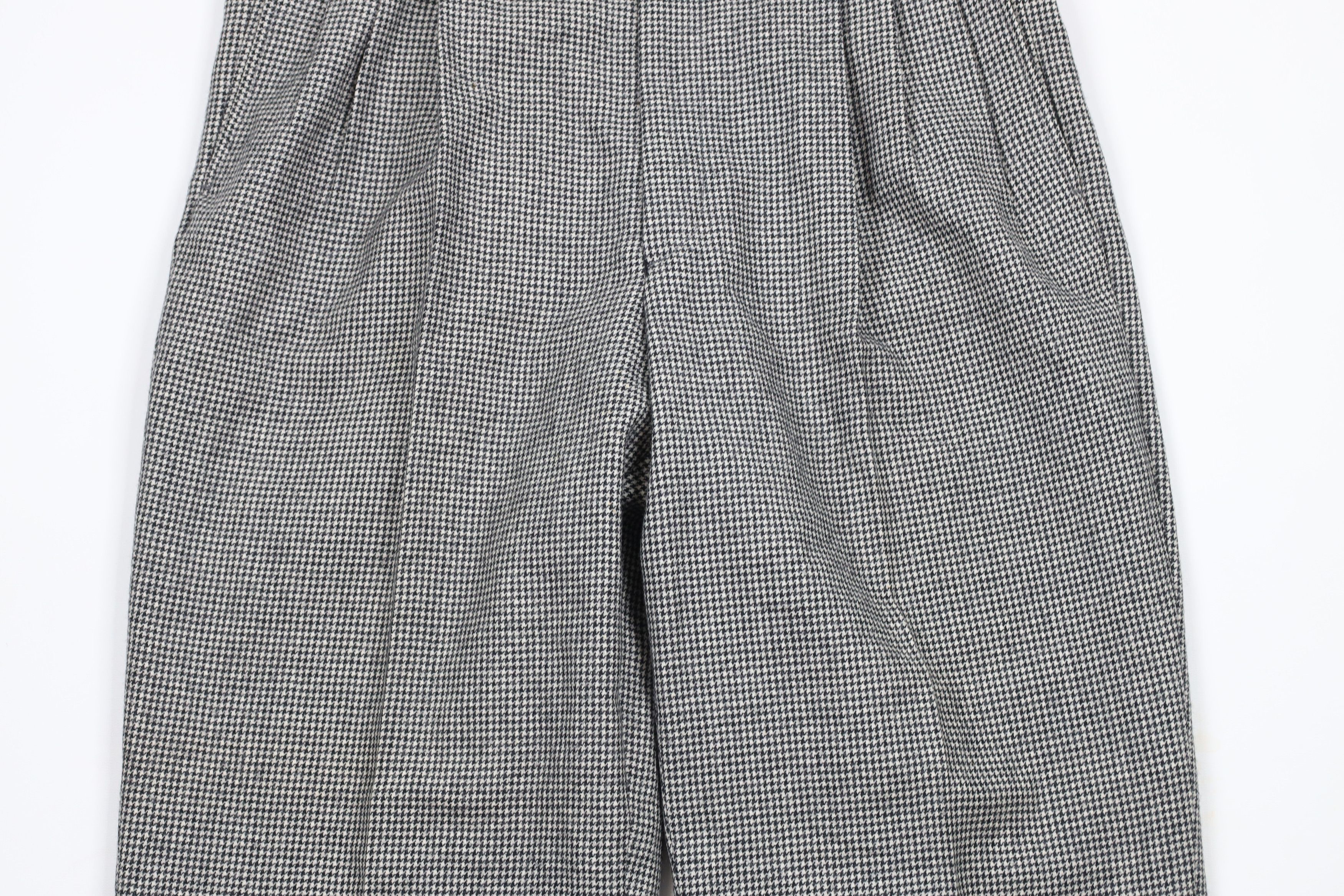 Vintage Vintage 90s Streetwear Houndstooth Cuffed Chino Pants Size US 32 / EU 48 - 3 Thumbnail
