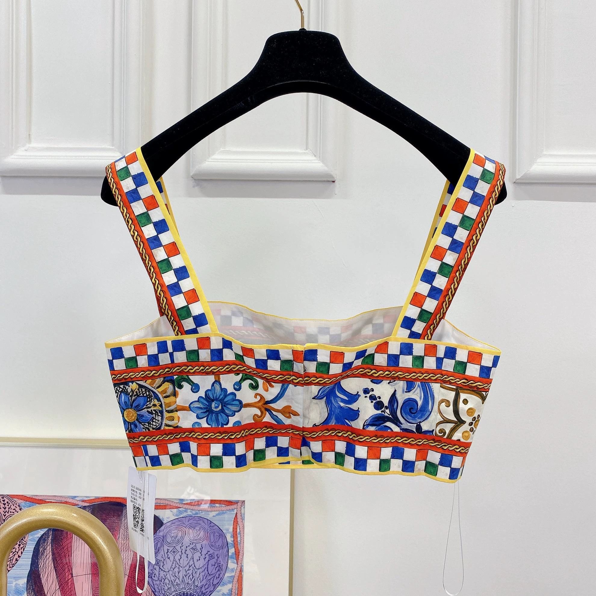 Dolce & Gabbana DOLCE GABBANA 0219 used sleeveless cami top Size M / US 6-8 / IT 42-44 - 2 Thumbnail