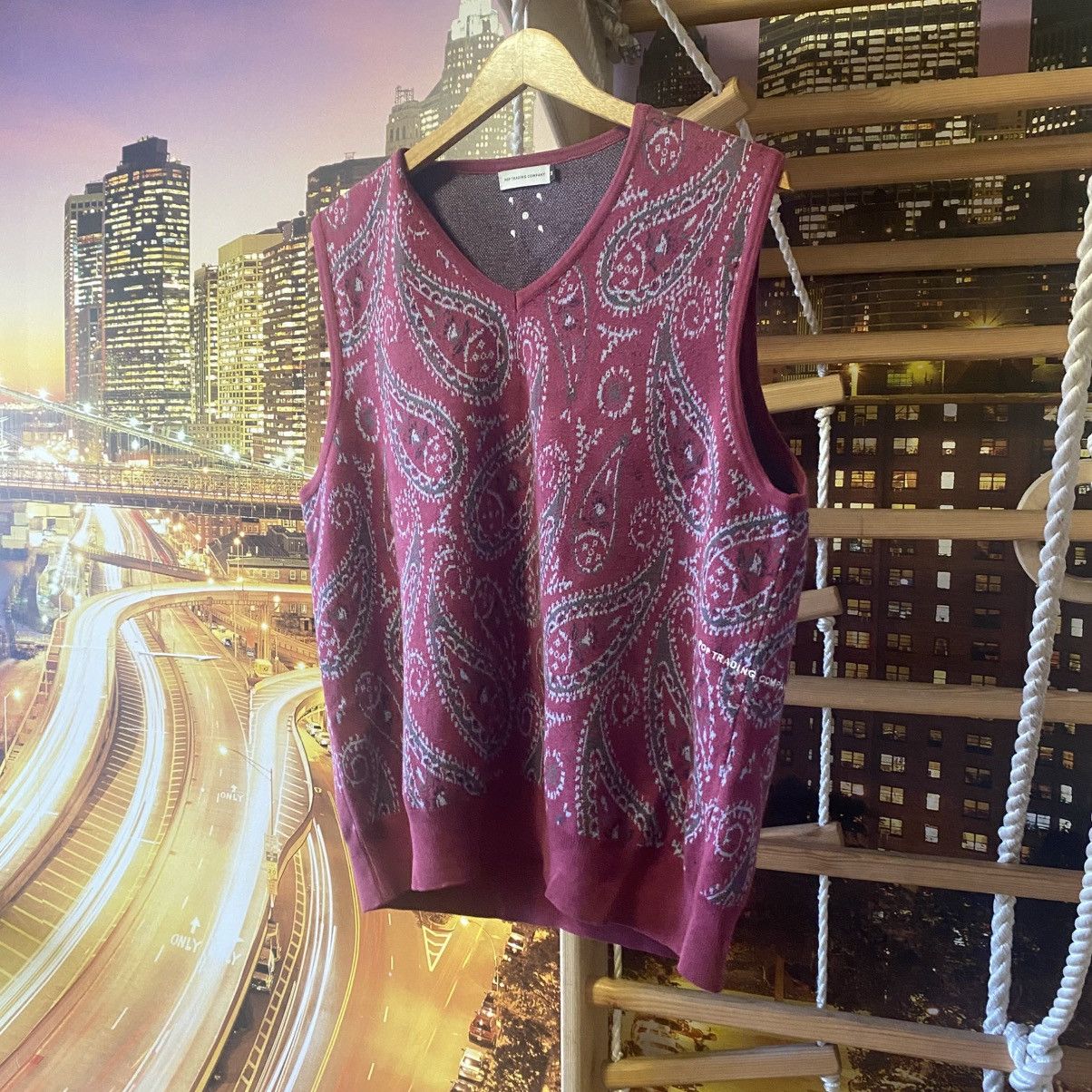 Pop Trading Company pop trading company bandana knit vest Size US M / EU 48-50 / 2 - 2 Thumbnail