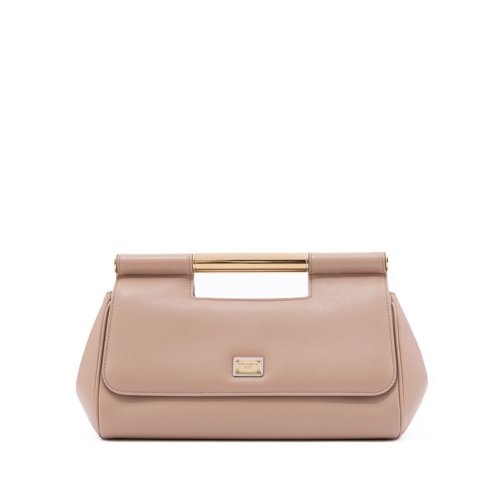 Dolce & Gabbana Pink Leather Women's Handbag Size ONE SIZE - 1 Thumbnail