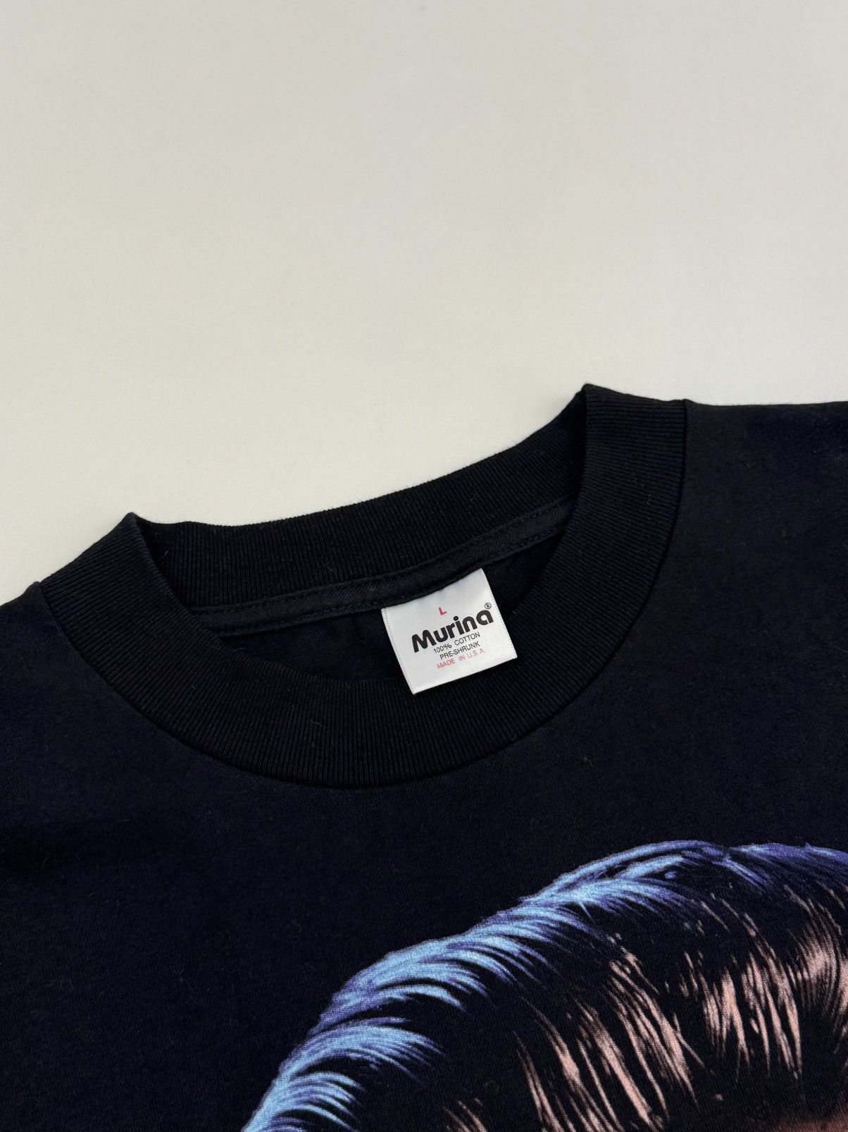 Band Tees × Vintage 1996 Vintage Elvis Presley Face Graphic T-Shirt Size US L / EU 52-54 / 3 - 7 Thumbnail