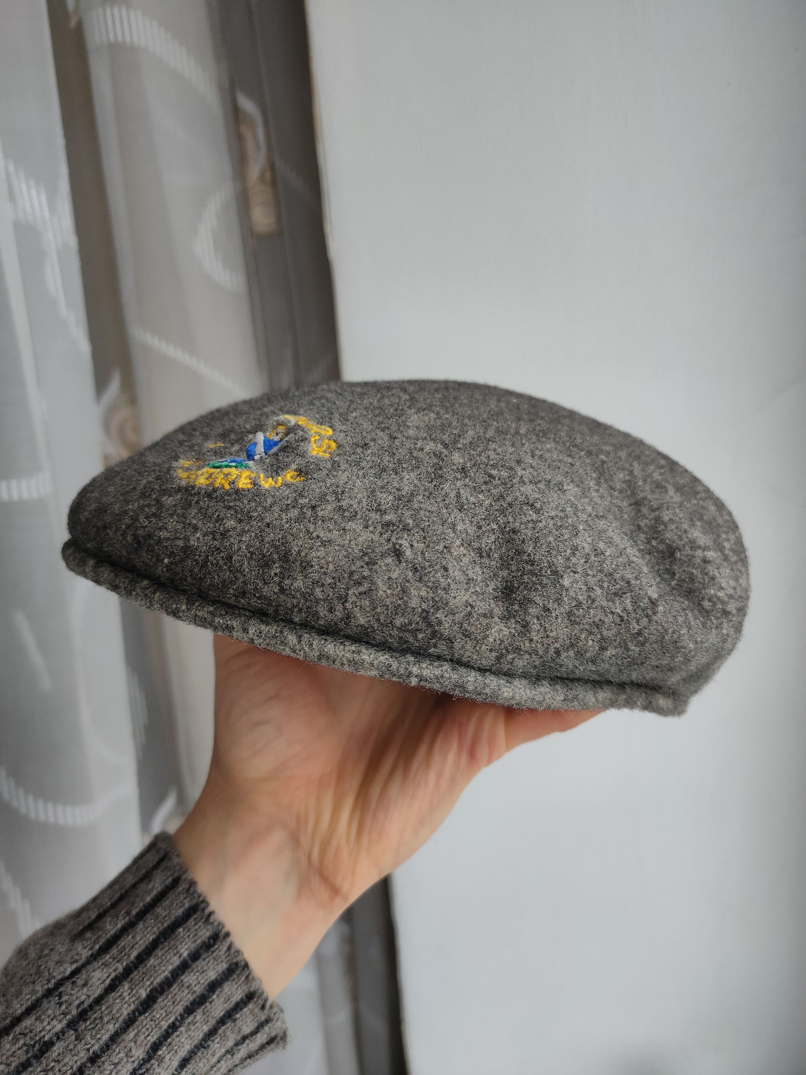 Kangol Vintage Woolen Cap Kangol Flat Cap Hat Hooligan Cartouche Size ONE SIZE - 2 Thumbnail