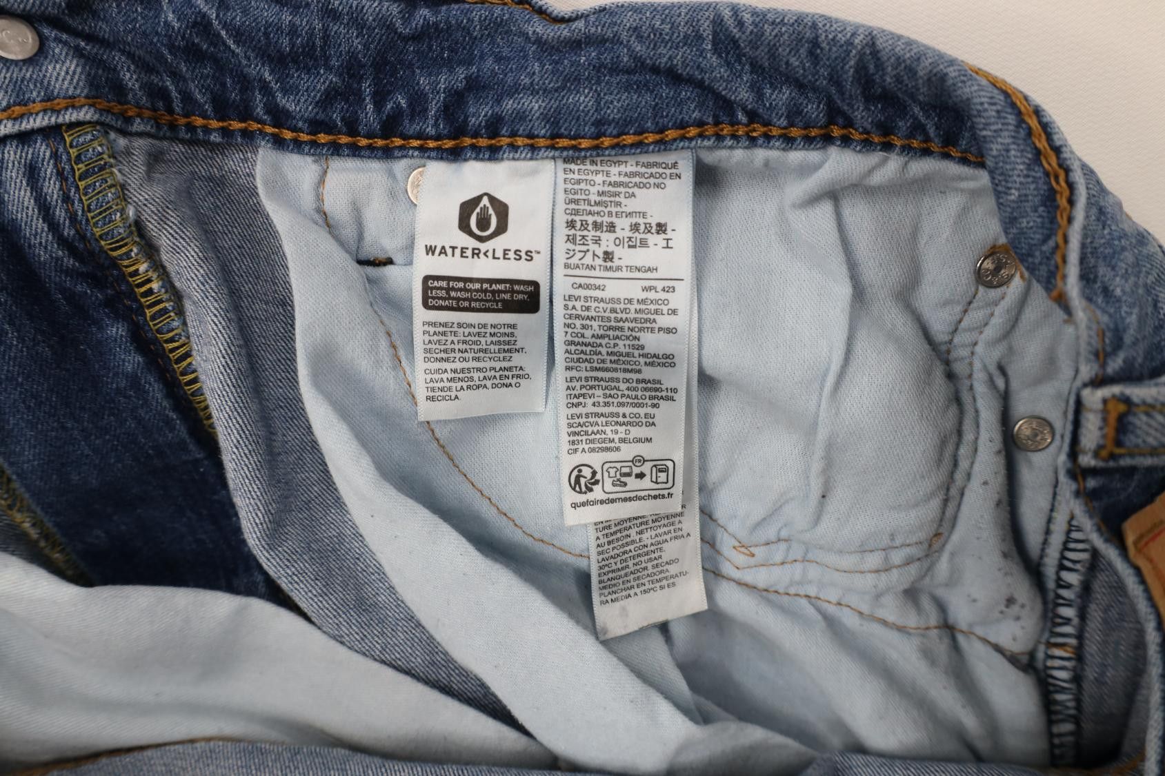 Levi's Vintage Y2K Levis 559 Stretch Relaxed Straight Leg Jeans Size US 34 / EU 50 - 7 Thumbnail