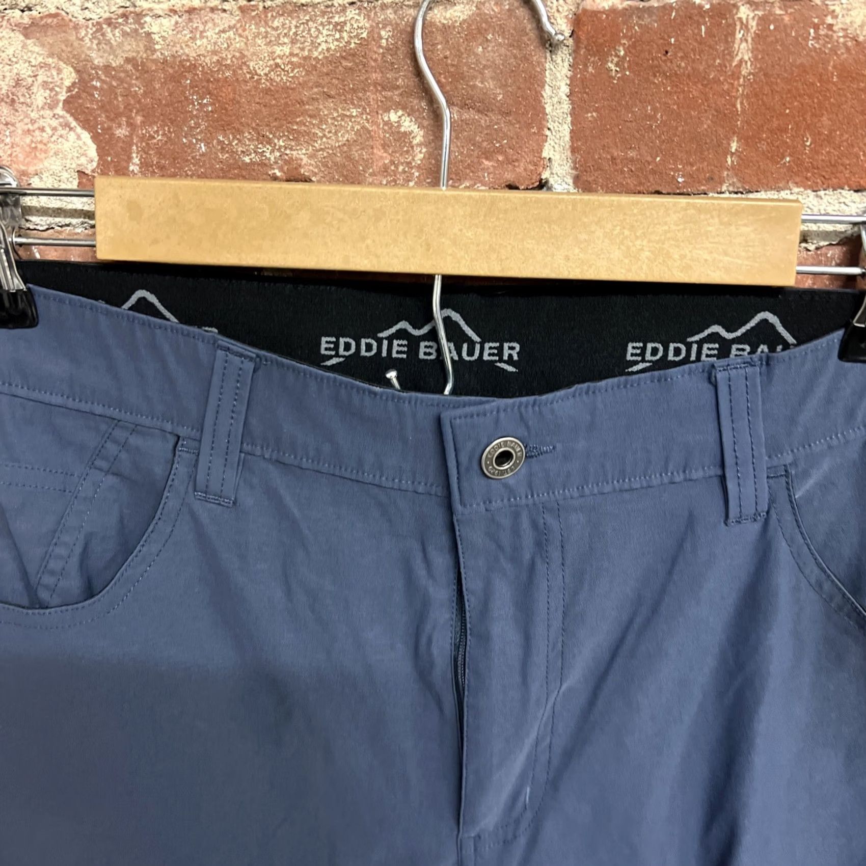 Eddie Bauer Eddie Bauer Pants Mens 36x30 Gray Nylon Stretch Regular Chino Hiking Outdoor Convertible Tech Pants Mens Size US 36 / EU 52 - 2 Thumbnail
