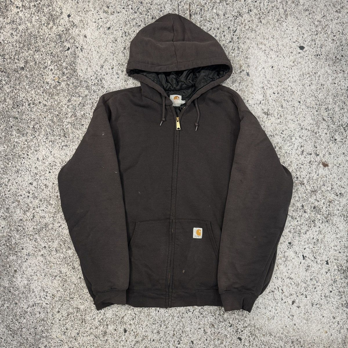 Carhartt Carhartt Thrashed Faded Distressed Zip Up Hoodie ERD Grunge Size US XXL / EU 58 / 5 - 3 Thumbnail