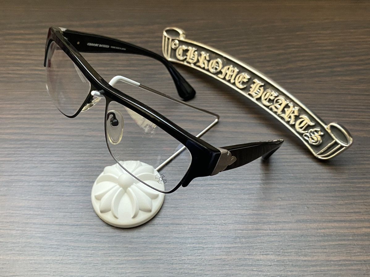 クロムハーツ　眼鏡　FUPA メガネのアベ｜CHROME HEARTS FUPA BK/MS