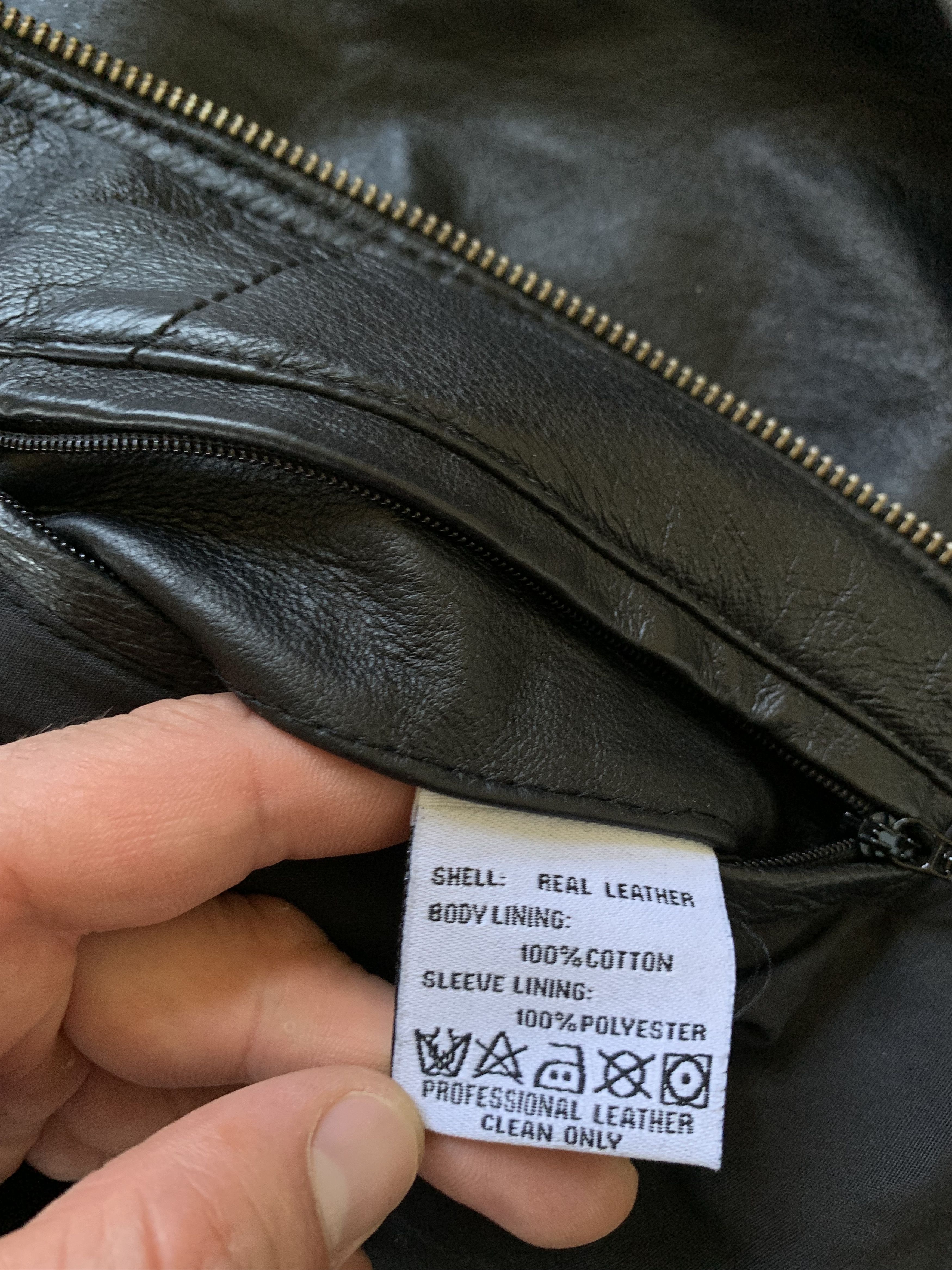 Other No Name Black Leather Bomber Jacket Size S / US 4 / IT 40 - 8 Thumbnail