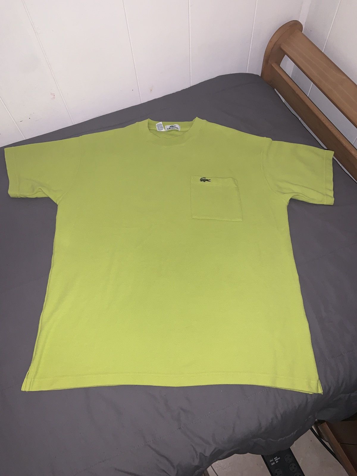 Lacoste Vintage - Lacoste Cotton Tee - Size XL Size US XL / EU 56 / 4 - 1 Thumbnail