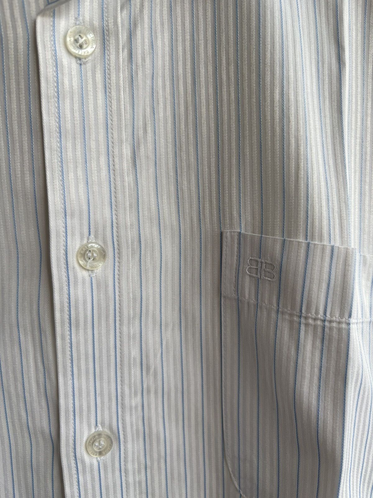 Balenciaga 2000s Balenciaga Paris Stripe shirt Size US M / EU 48-50 / 2 - 3 Thumbnail