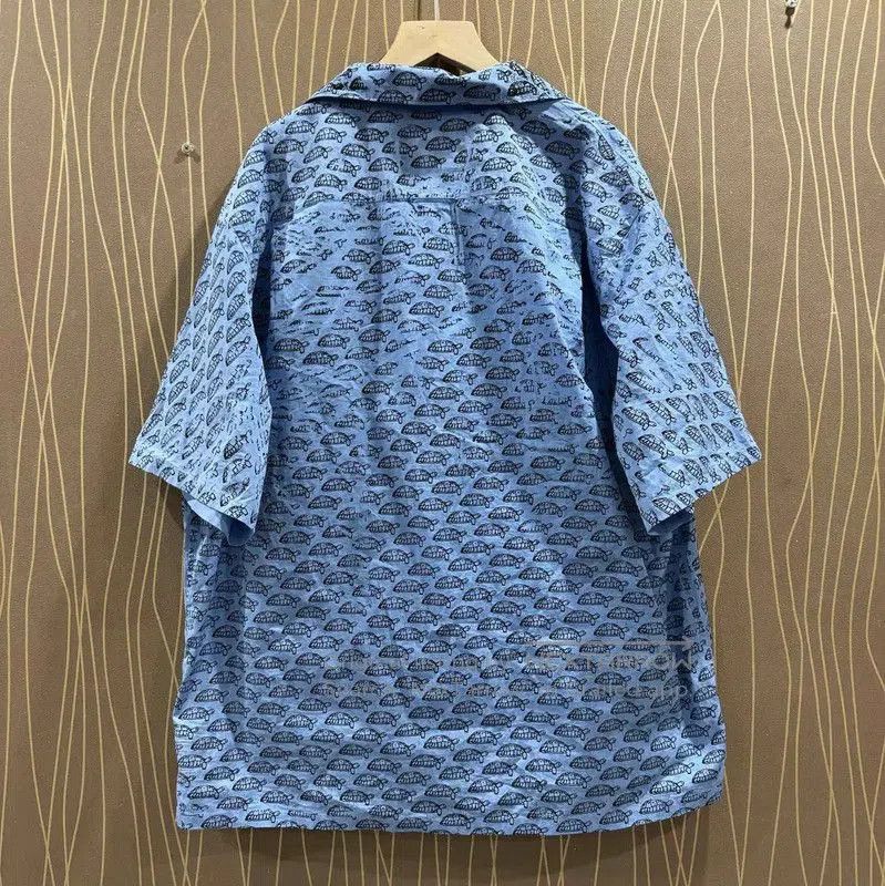 Prada Prada Blue Cotton Men's Shirt XL. Size US XL / EU 56 / 4 - 2 Thumbnail