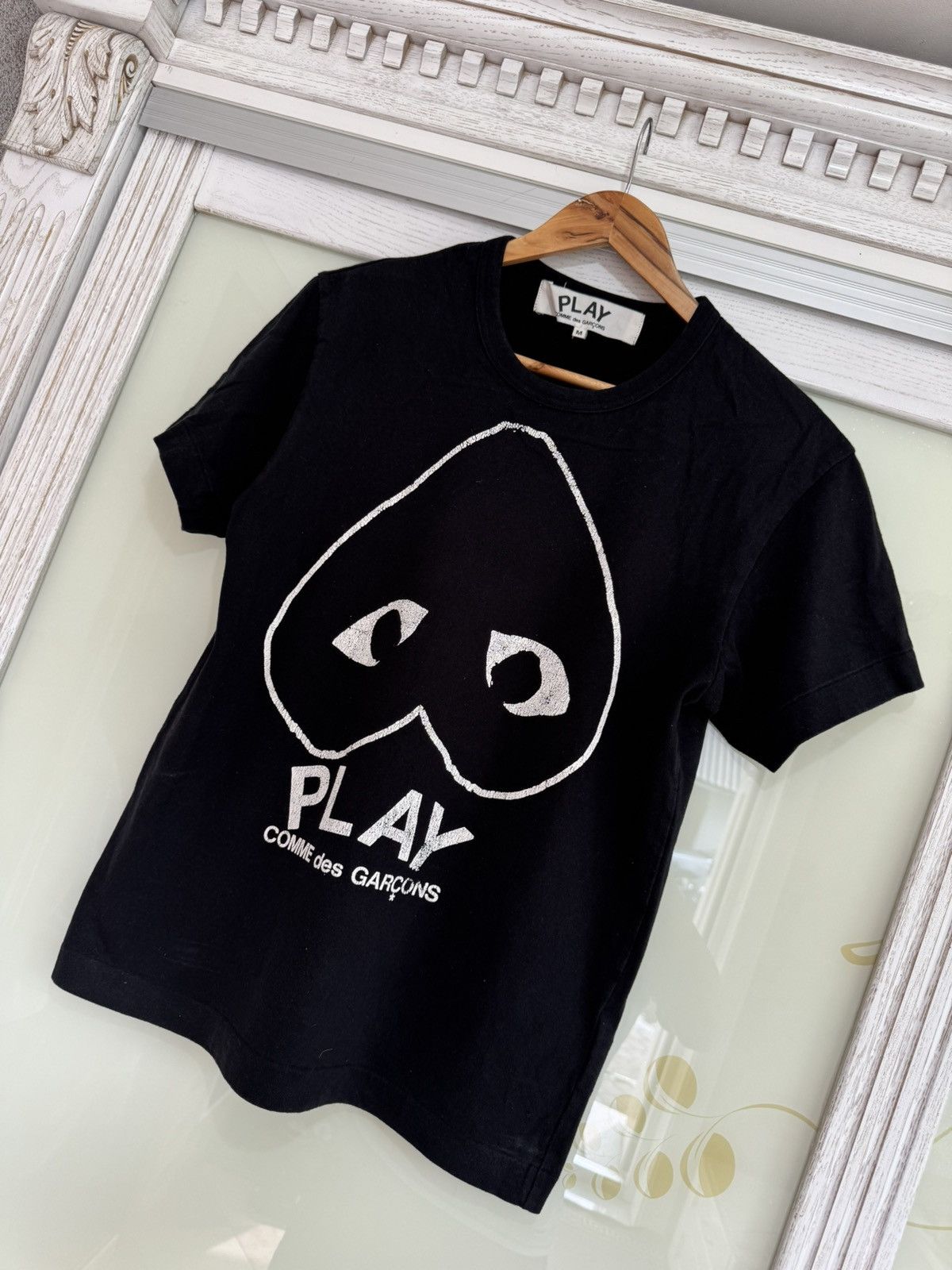 Comme des Garcons Comme des Garcons Big Logo Black T-shirt Size US M / EU 48-50 / 2 - 3 Thumbnail