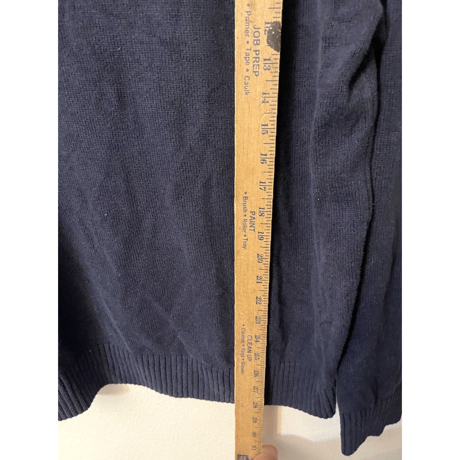 Dockers Dockers Sweater 1/4 Zip Navy Blue 100% Cotton Acrylic Knit Mens Medium VINTAGE? (if appropriate) Size US M / EU 48-50 / 2 - 4 Thumbnail