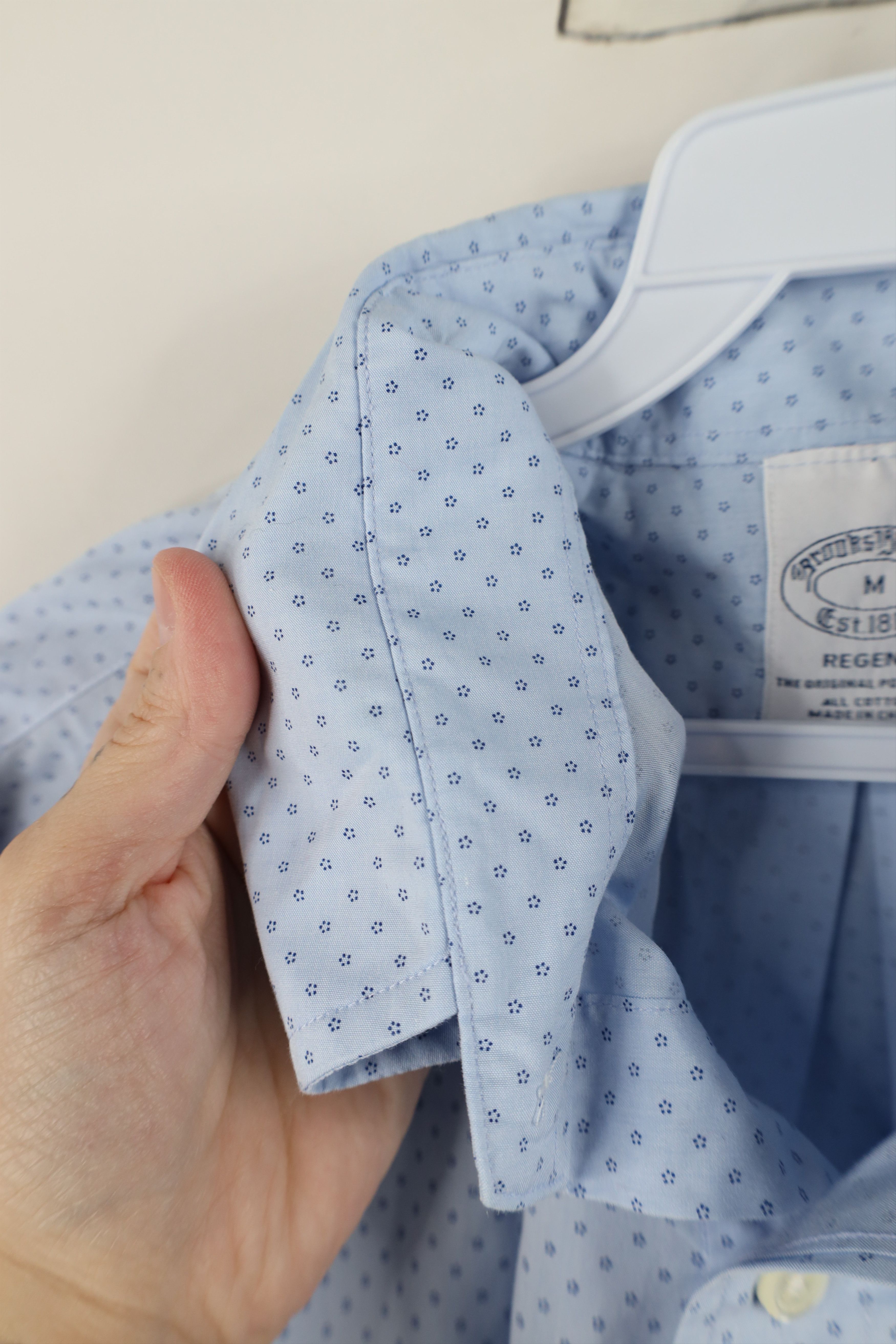 Brooks Brothers Brooks Brothers Regent Collared Button Down Shirt Blue Size US M / EU 48-50 / 2 - 9 Thumbnail