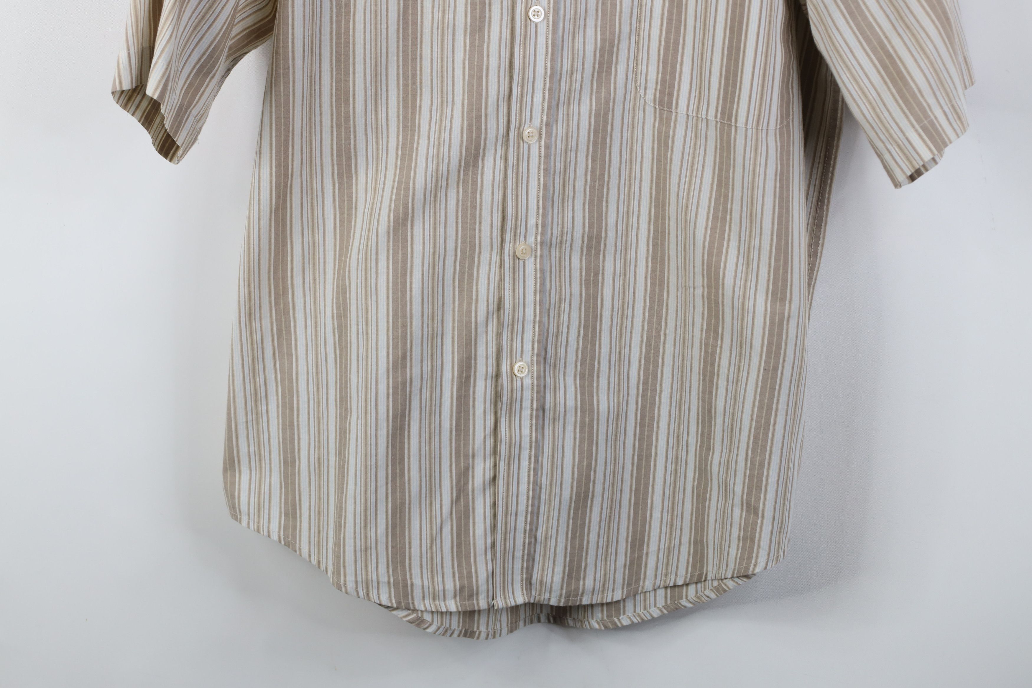 Vintage Vintage 90s Streetwear Earth Tone Short Sleeve Button Shirt Size US M / EU 48-50 / 2 - 3 Thumbnail