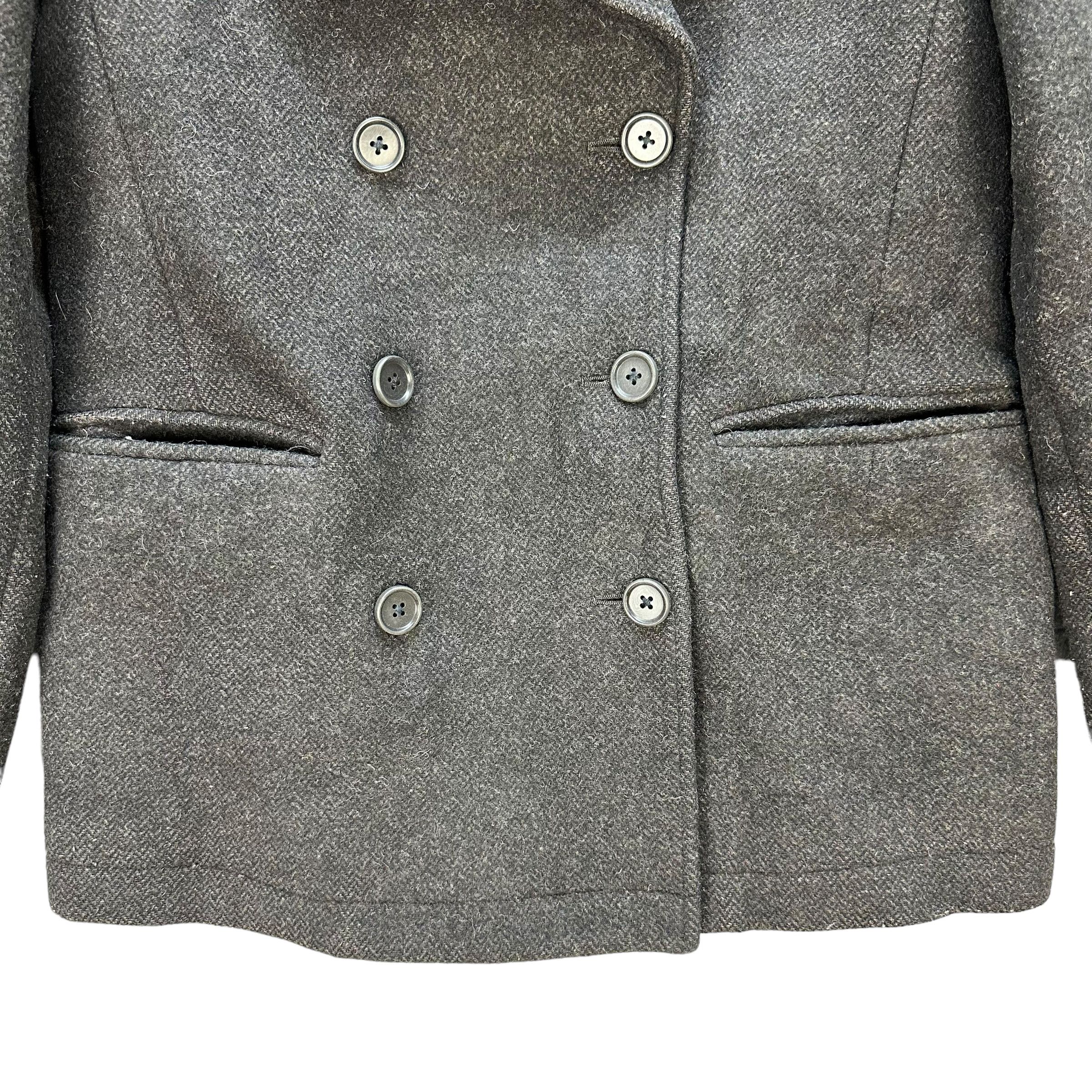 Margaret Howell MARGARET HOWELL Double Breasted Wool Coat #A43-0987 Size S / US 4 / IT 40 - 3 Thumbnail