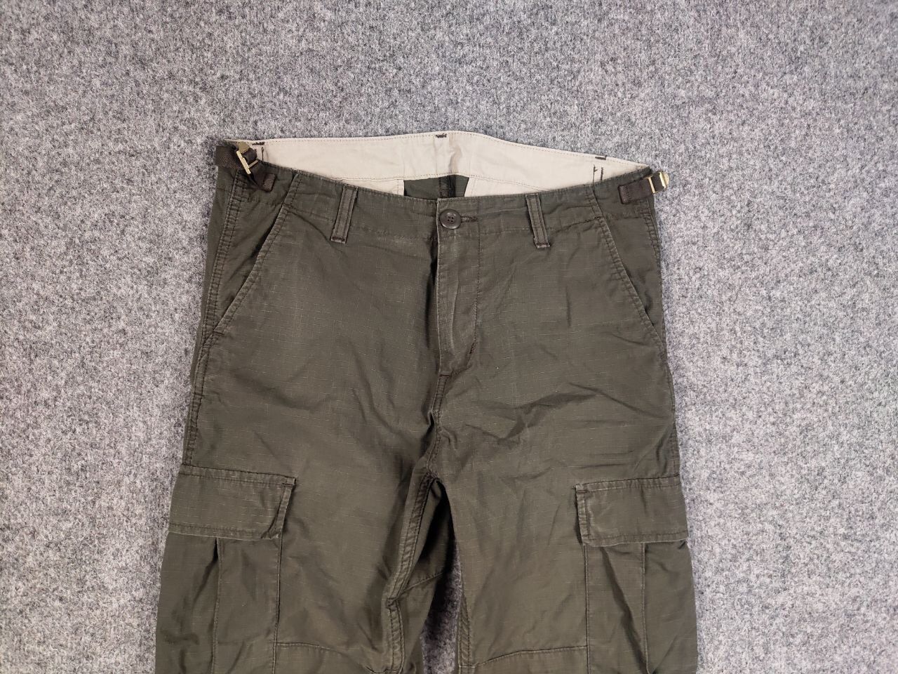 Carhartt Vintage 90's Carhartt aviation Ripstop Green Cargo Pants Size US 31 - 11 Thumbnail