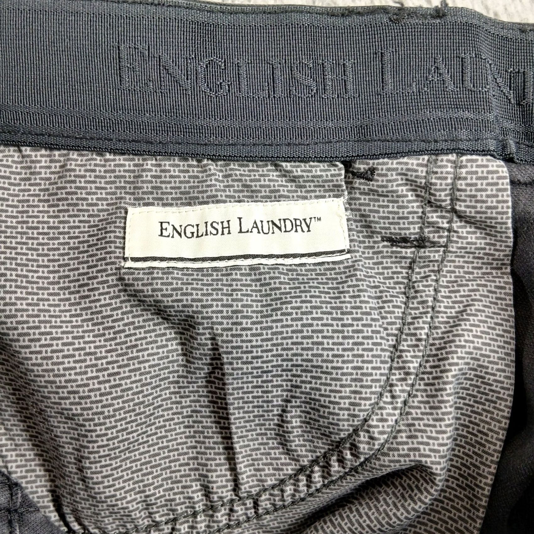 English Laundry English Laundry Pants Gray 34 x 30 5-Pocket Stretch Twill Size US 34 / EU 50 - 4 Thumbnail
