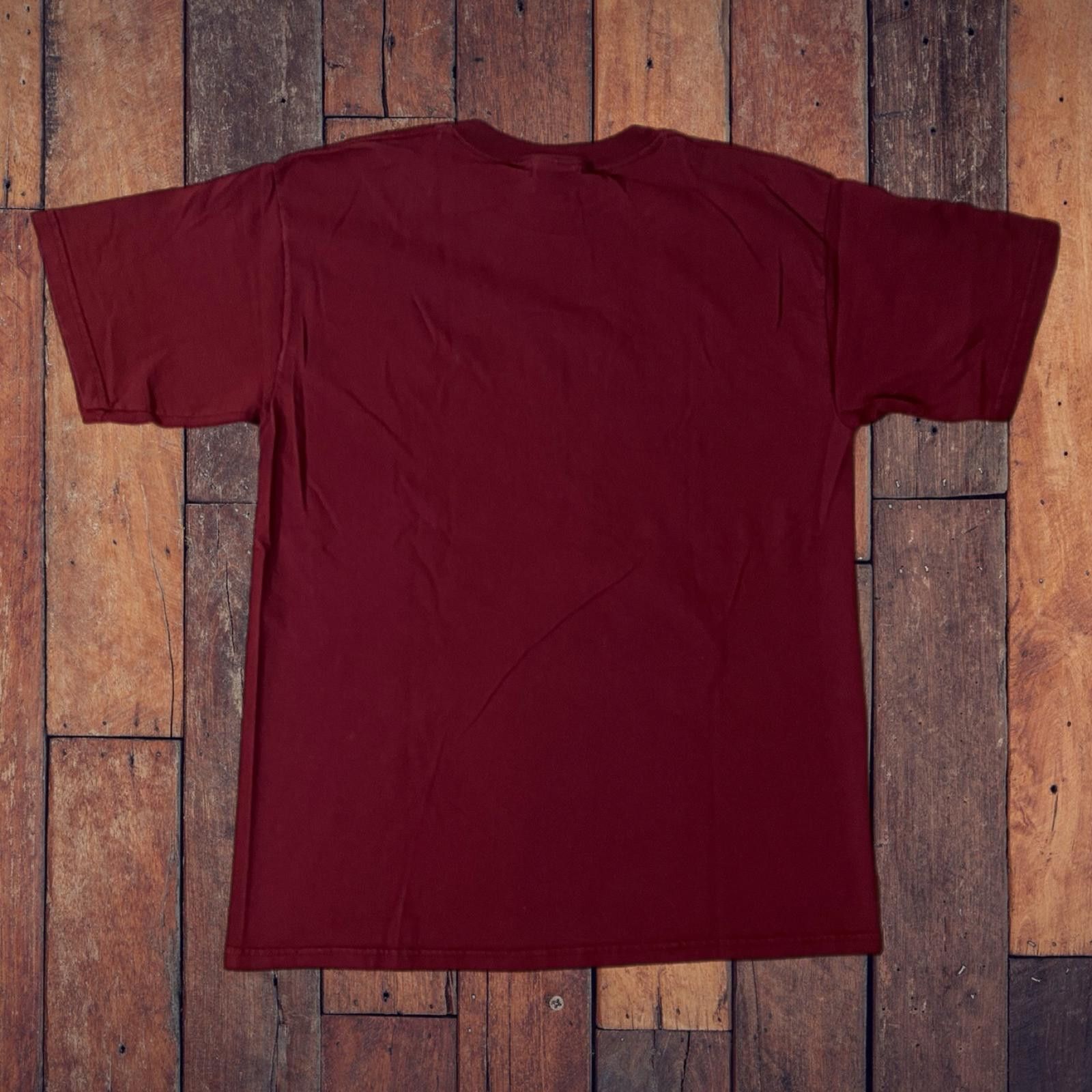 Gildan VTG 90s Toronto Canada CN Tower Burgundy Embroidered Tee Size US L / EU 52-54 / 3 - 2 Thumbnail