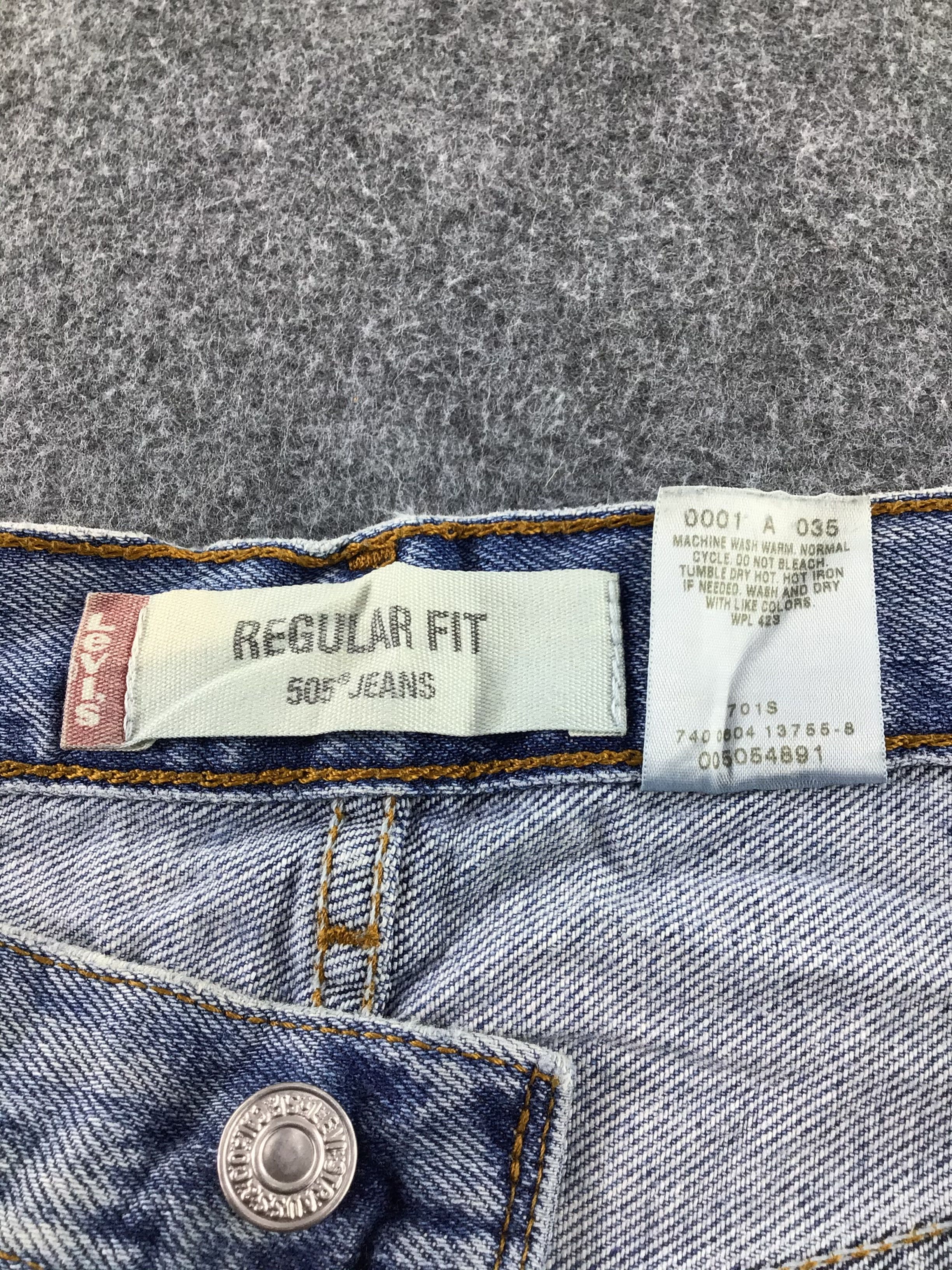 Levi's × Vintage Vintage Levis 505 Jeans-JM215 Size US 34 / EU 50 - 8 Thumbnail