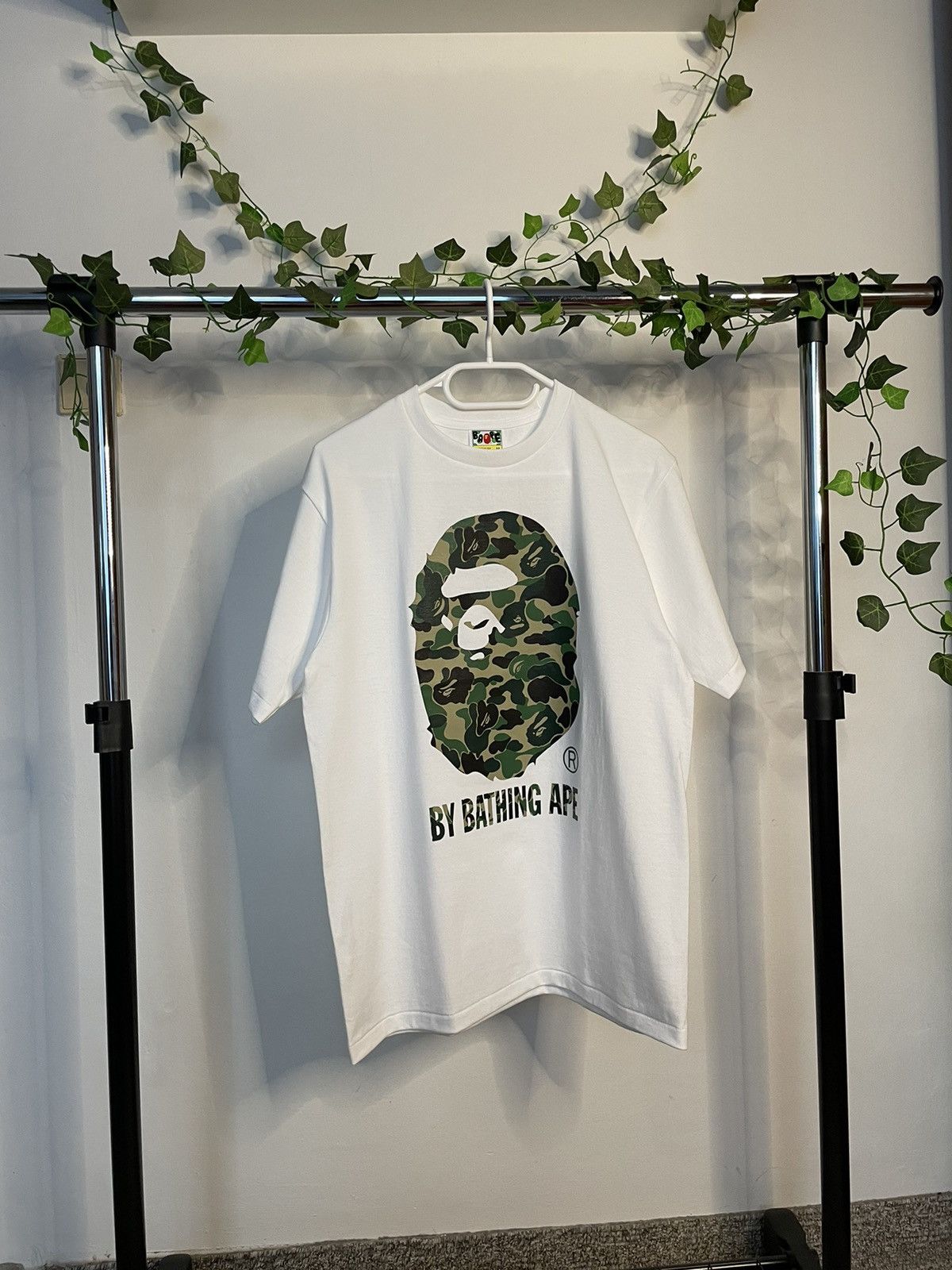 image of Bape Tee in White, Men's (Size Medium)