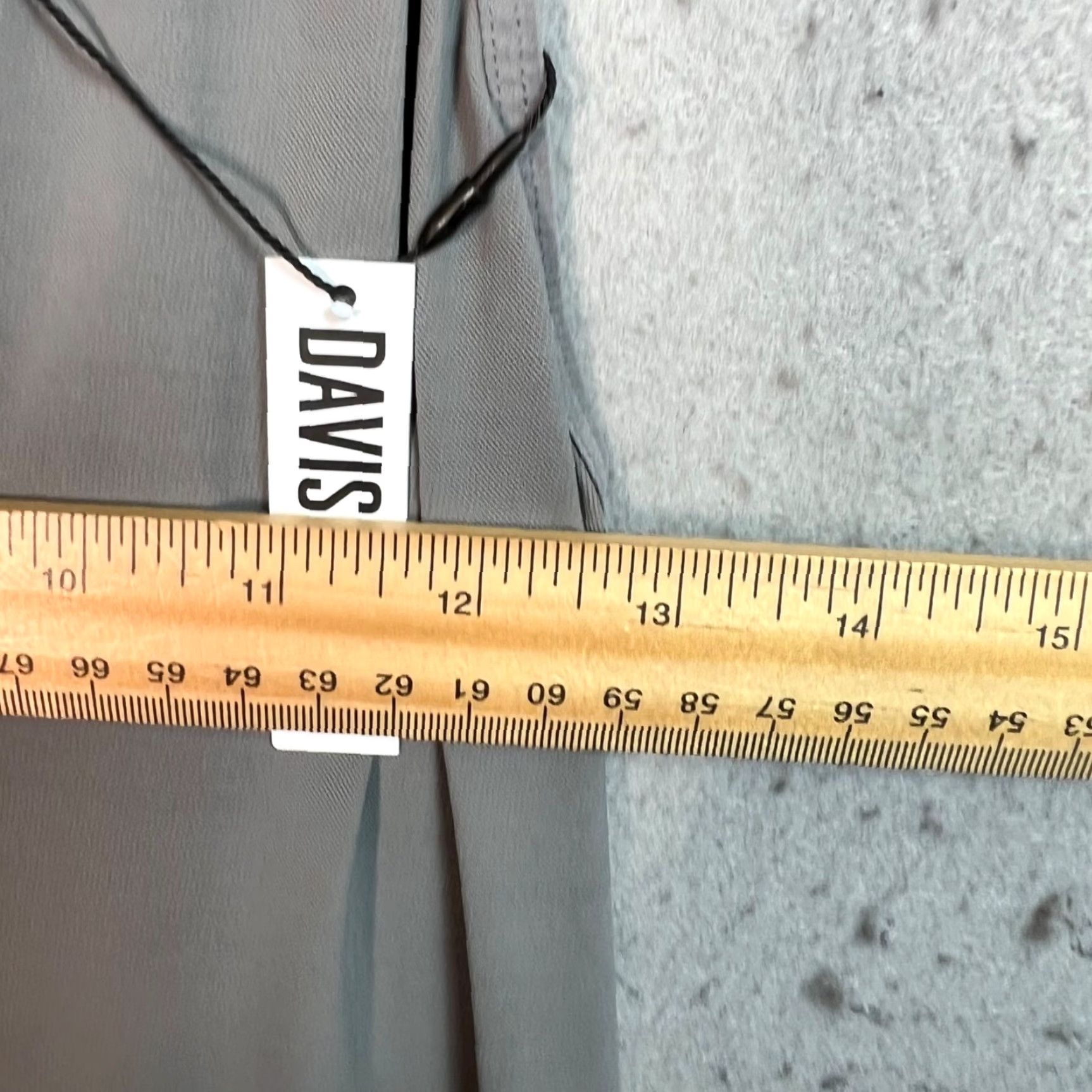 Vintage Davis Active Womens Gray Maxi Dress L/XL Nylon Spandex Blend Size L / US 10 / IT 46 - 5 Thumbnail