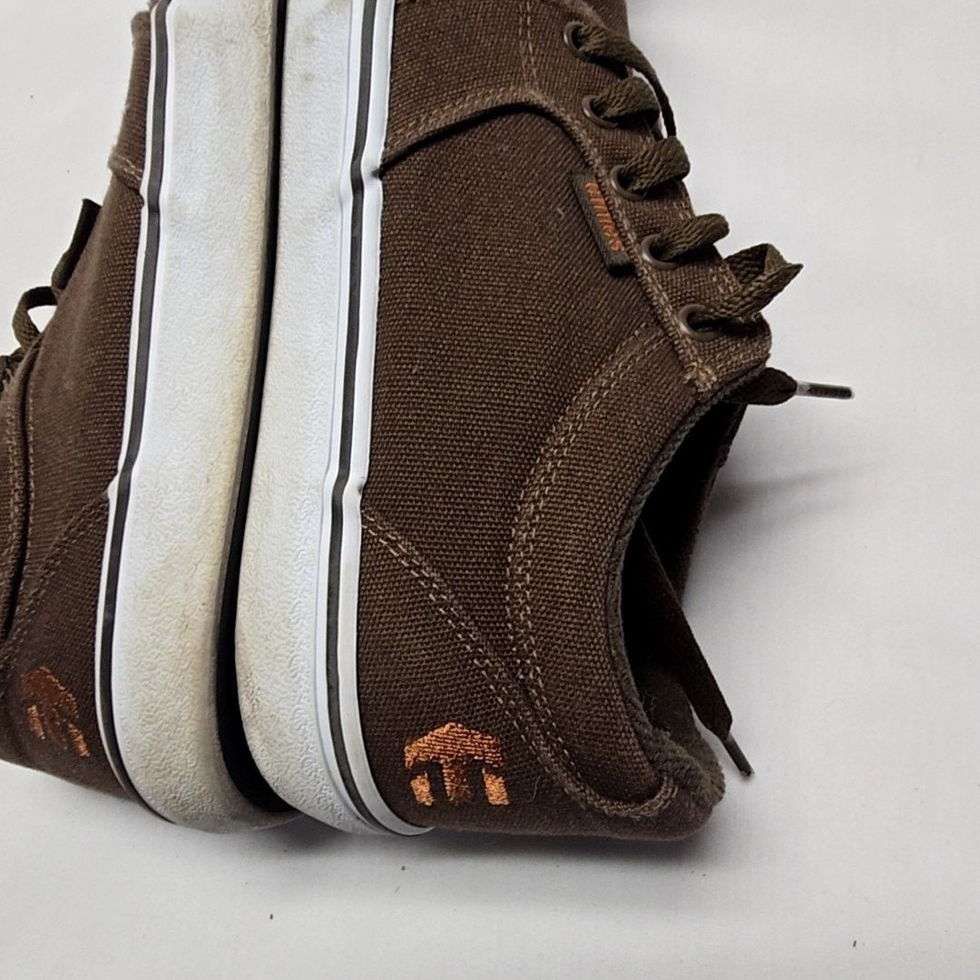 Etnies Etnies Skater Shoes Brown Canvas Low Top Sneakers Size 9 Size US 9 / EU 42 - 2 Thumbnail