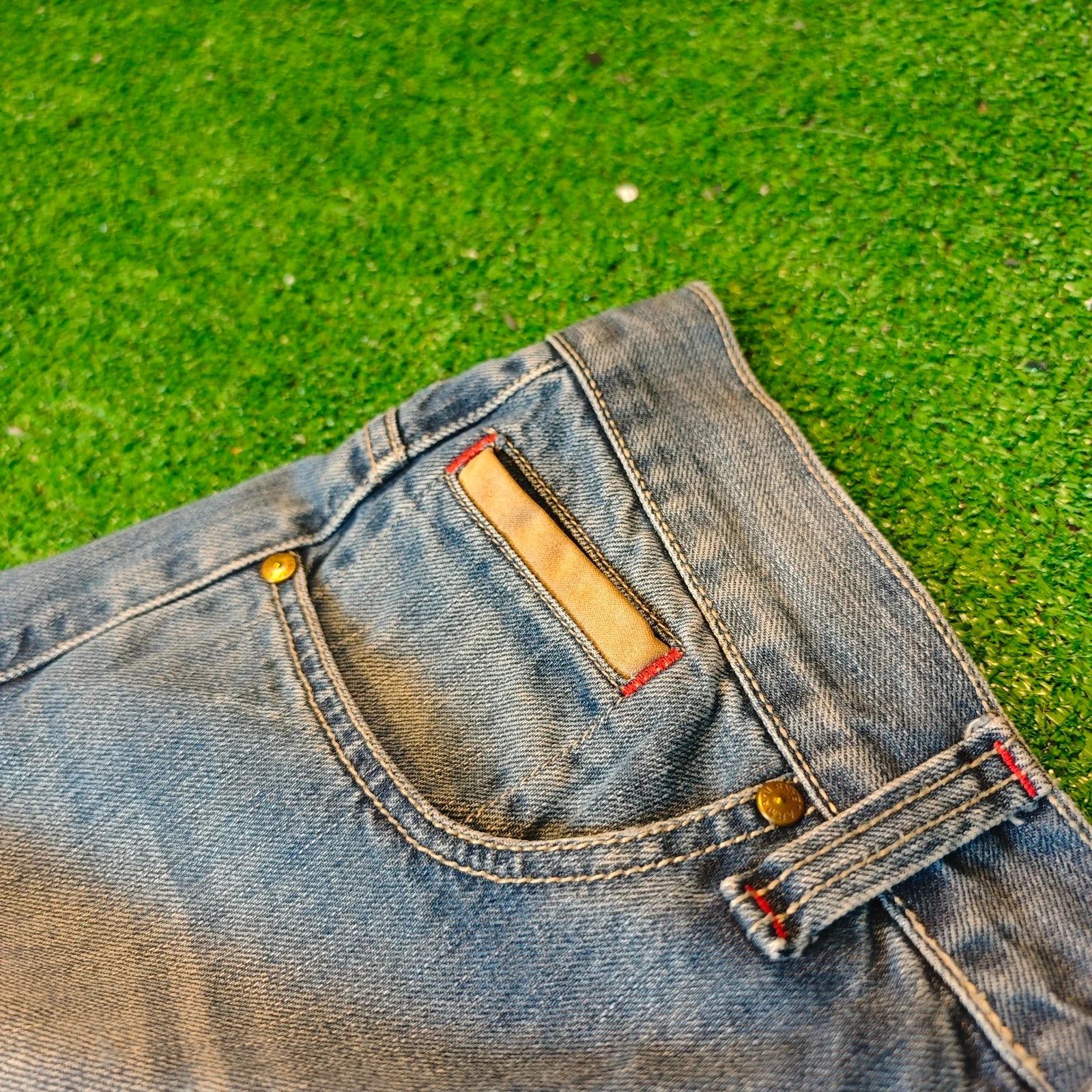 Armani Vintage Armani Jeans Mens 30 blue straight zip 90s Size US 30 / EU 46 - 12 Thumbnail