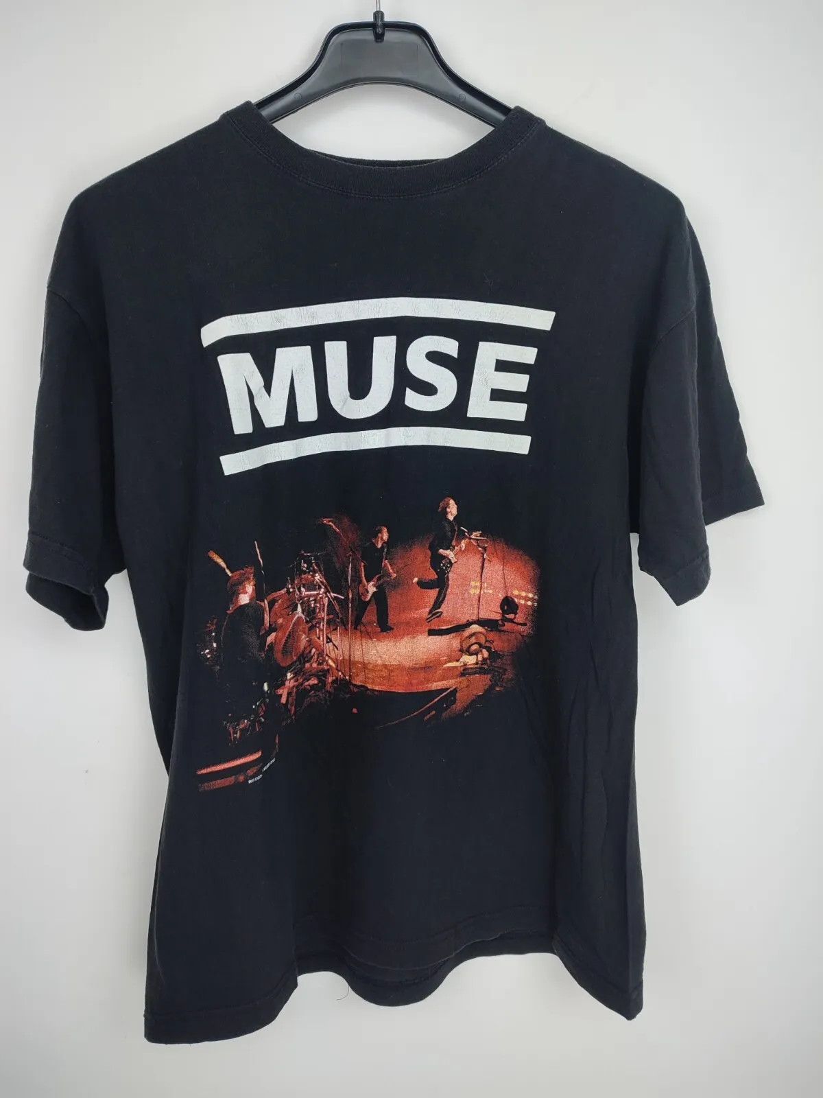 Vintage Rare Vintage Muse Band Origin Of Symmetry Big Logo T Shirt Size US L / EU 52-54 / 3 - 14 Thumbnail