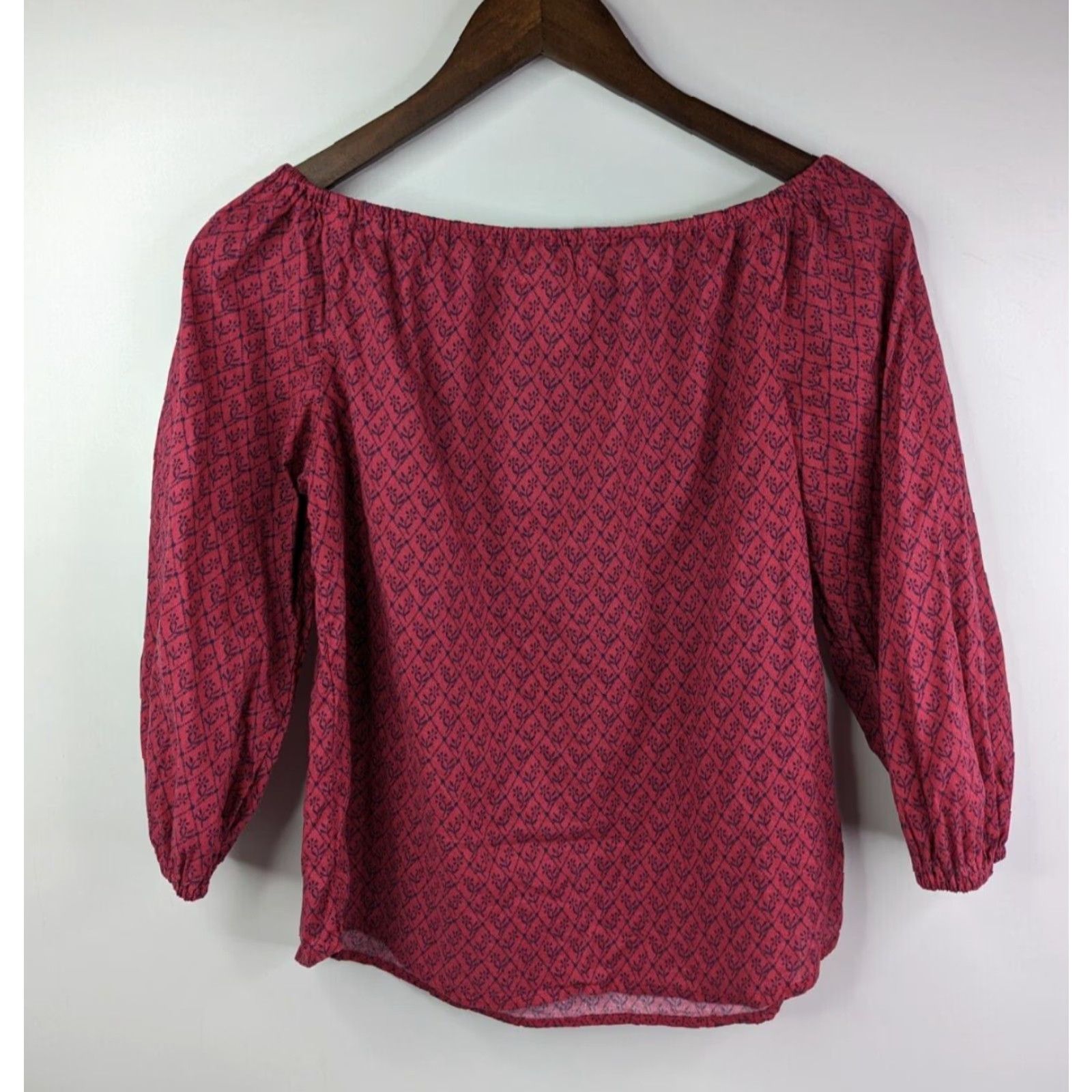 Anthropologie Anthropologie Maeve Top- Cotton Maiden Off The Shoulder Blouse USA Size Small Size S / US 4 / IT 40 - 5 Thumbnail