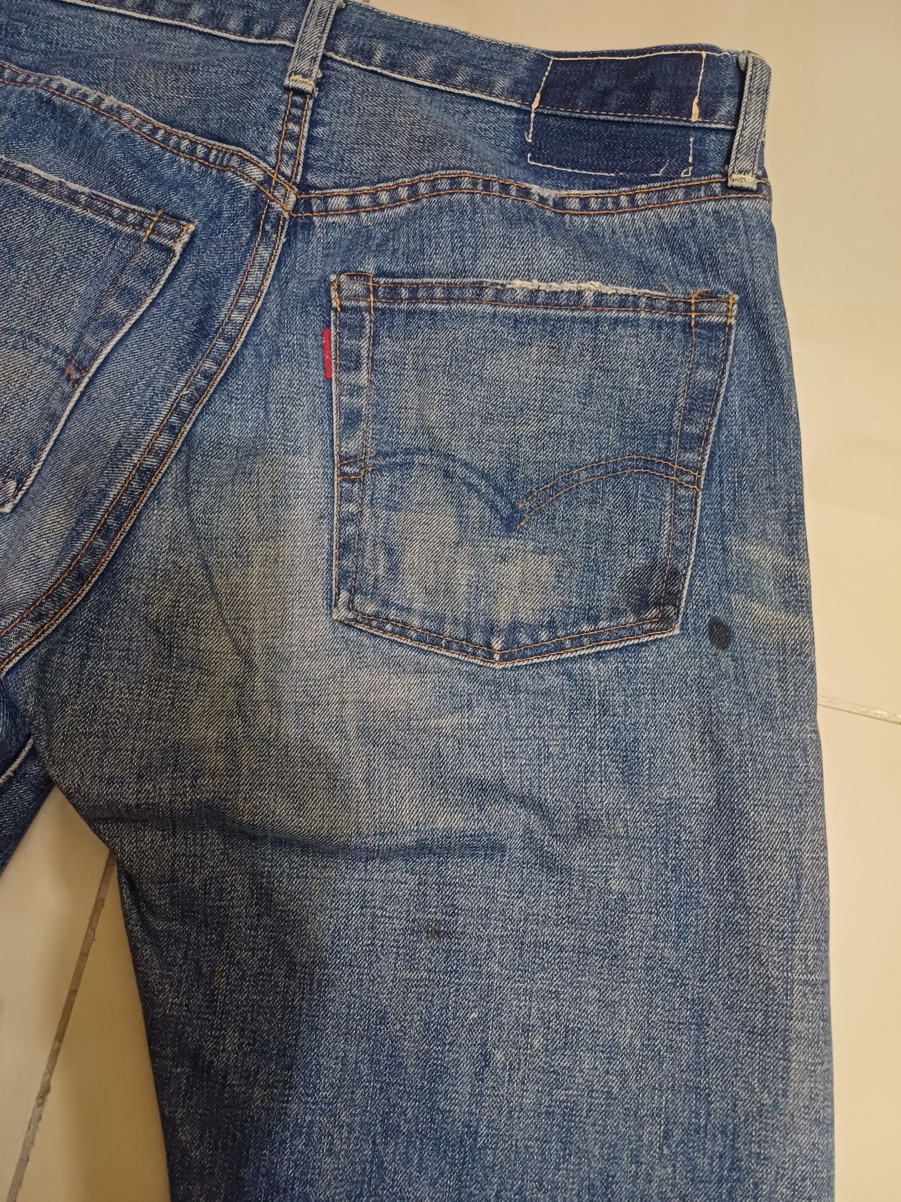 Levi's Made & Crafted × Levi's Vintage Clothing Distressed selvedge jeans... LEVIS 505 Size US 32 / EU 48 - 16 Thumbnail