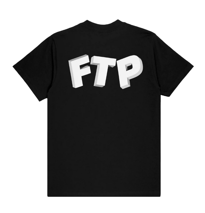 Fuck The Population FuckThePopulation (FTP) | 3D Logo Tee (Black