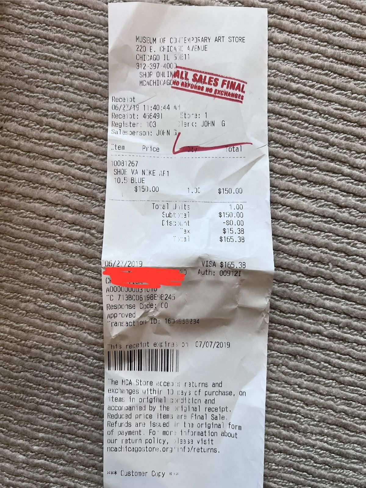 Nike × Off-White Off White x Nike Air Force 1 Low ‘07 MCA 10.5 Size US 10.5 / EU 43-44 - 12 Thumbnail