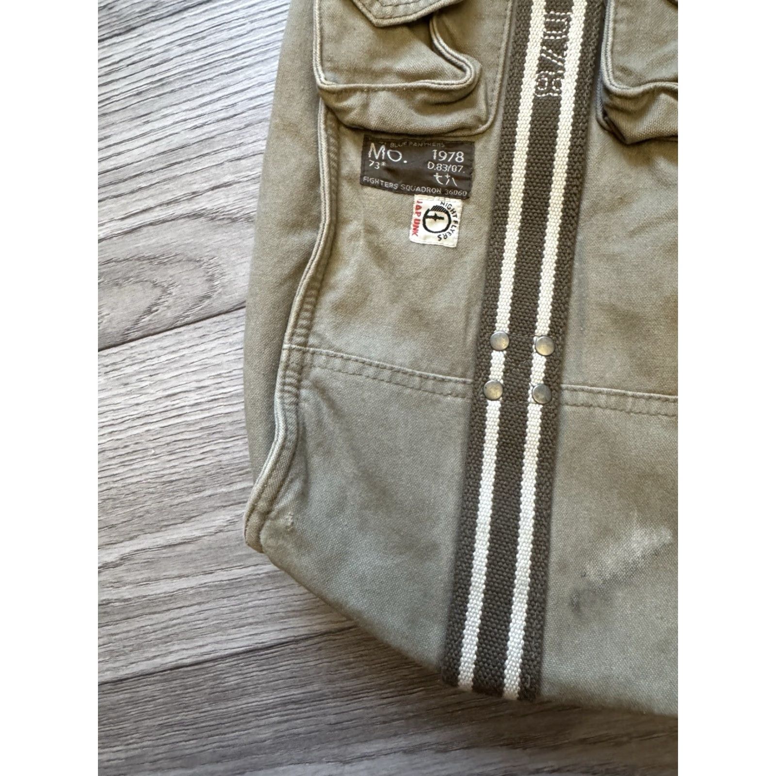 Diesel VINTAGE Diesel Khaki Green Army Flight Cargo Shoulder Bag Archive 2000’s Unisex Adults Bag Size ONE SIZE - 4 Thumbnail