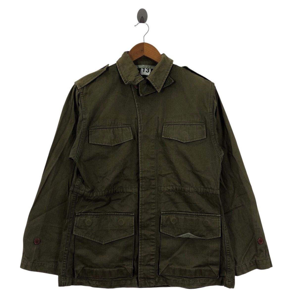 Other Vintage 80s 1952 ARMEE HOUSTON Green Army Four Pocket Jacket Size US M / EU 48-50 / 2 - 2 Thumbnail